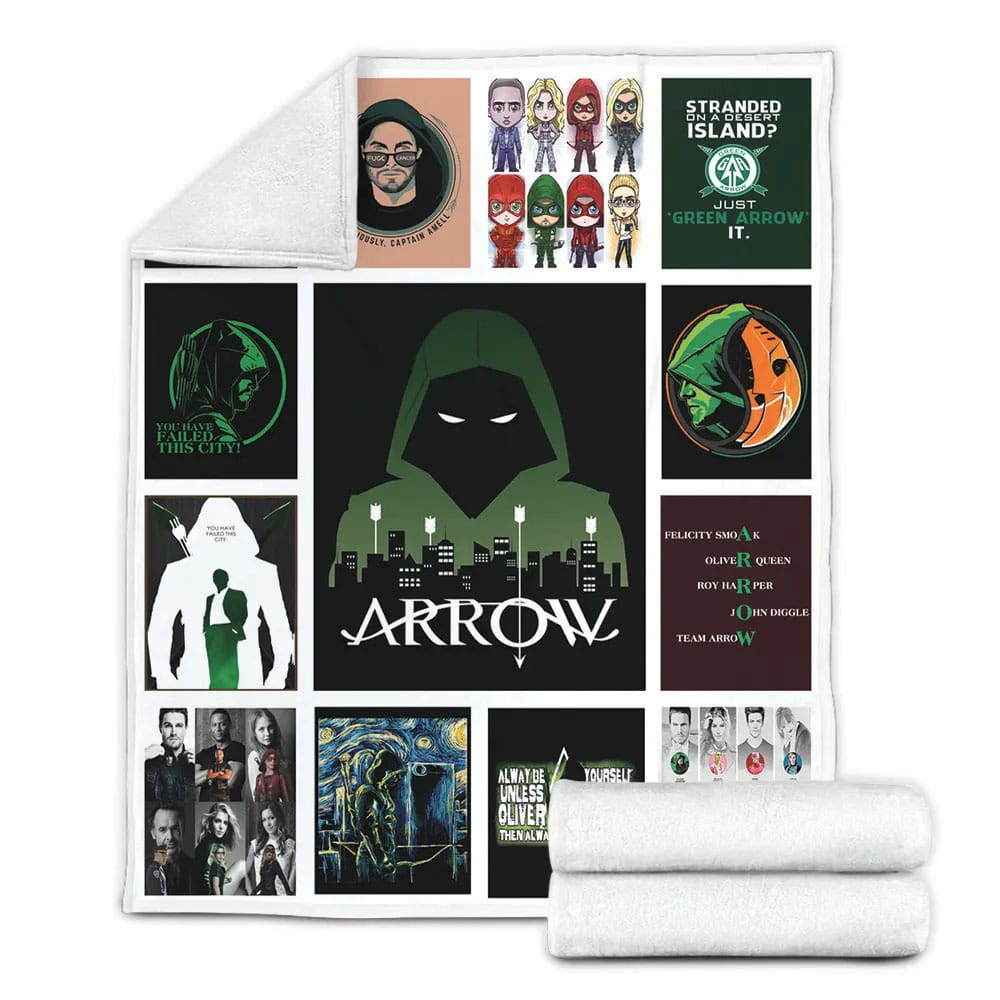 Arrow Fleece Blanket Gift For Wifeband