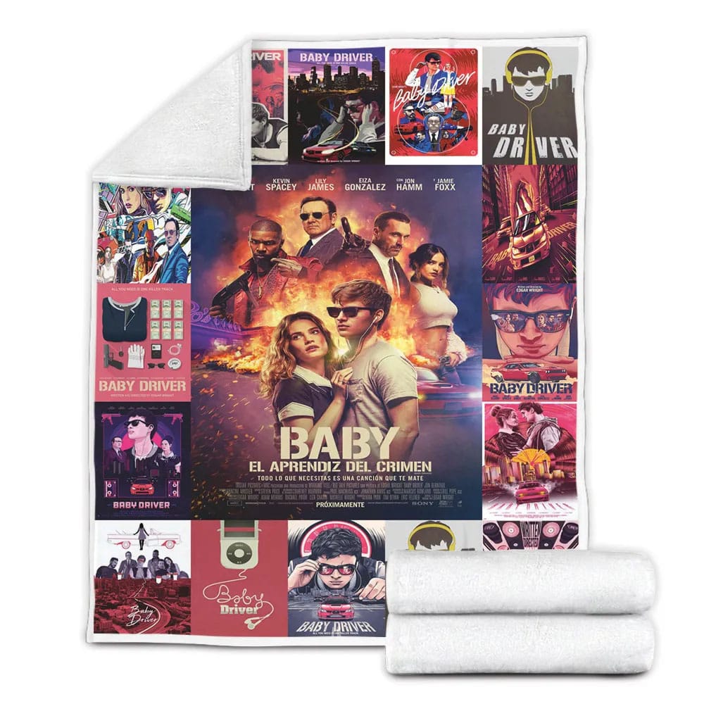 Baby Driver Fleece Blanket Gift For
