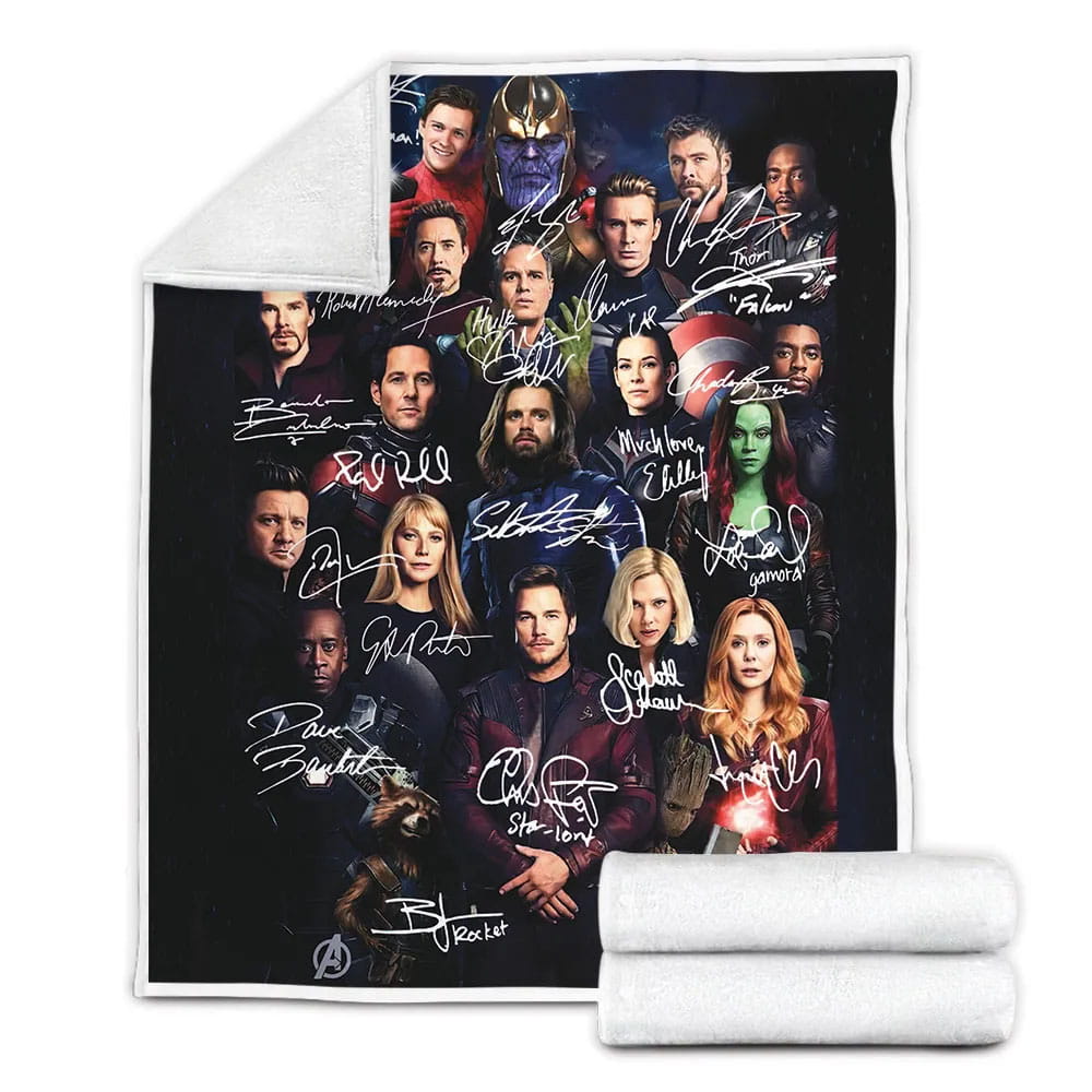 Aven Signed Fleece Blanket Gift For Wifeband