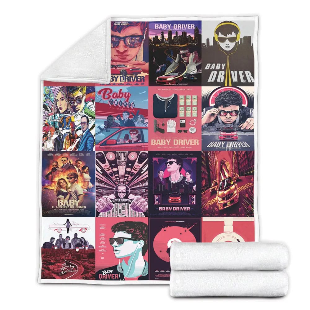 Baby Driver Fleece Blanket Gift For Wifeband