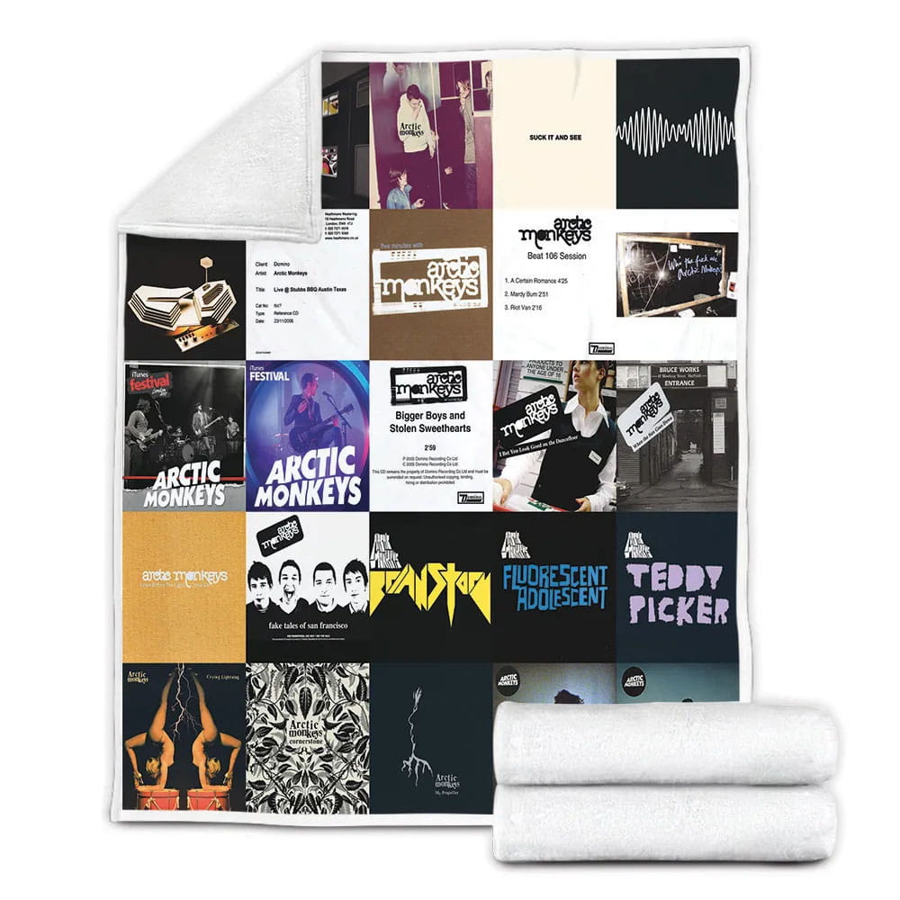Arctic Mon Album Co Fleece Blanket Gift For Wifeband