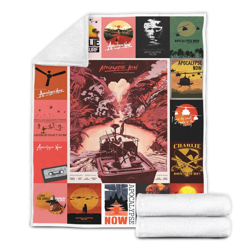 Apocae Now Fleece Blanket Gift For Wifeband