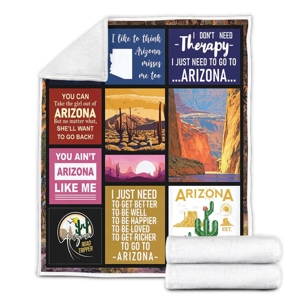Arizona Fleece Blanket Gift For