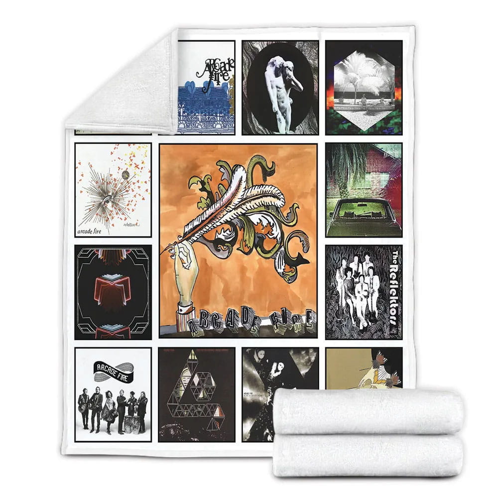 Arcade Fire Al Fleece Blankherpa Blanket