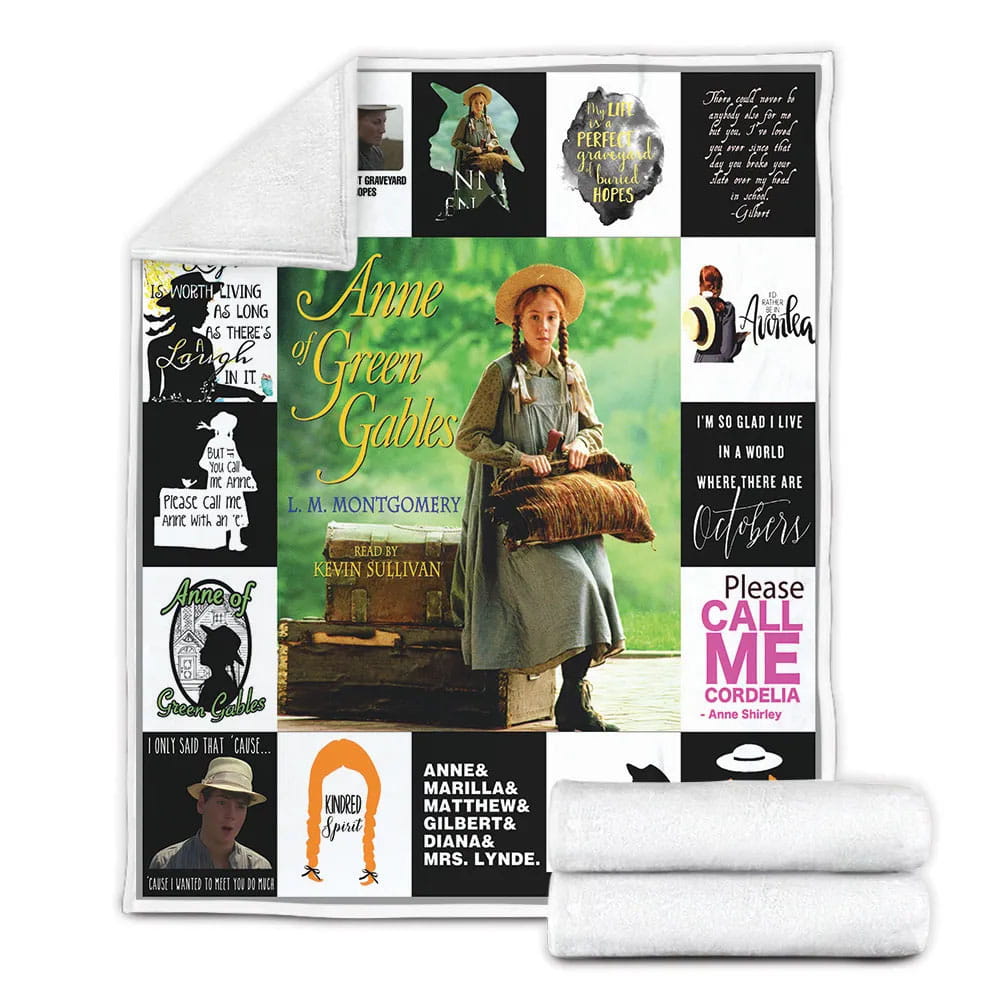 Anne Of Green Ga Fleece Blanket Gift For Wifeband
