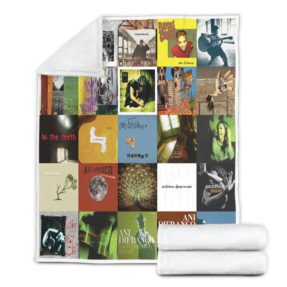 Ani Difranco Fleece Blanket Gift For