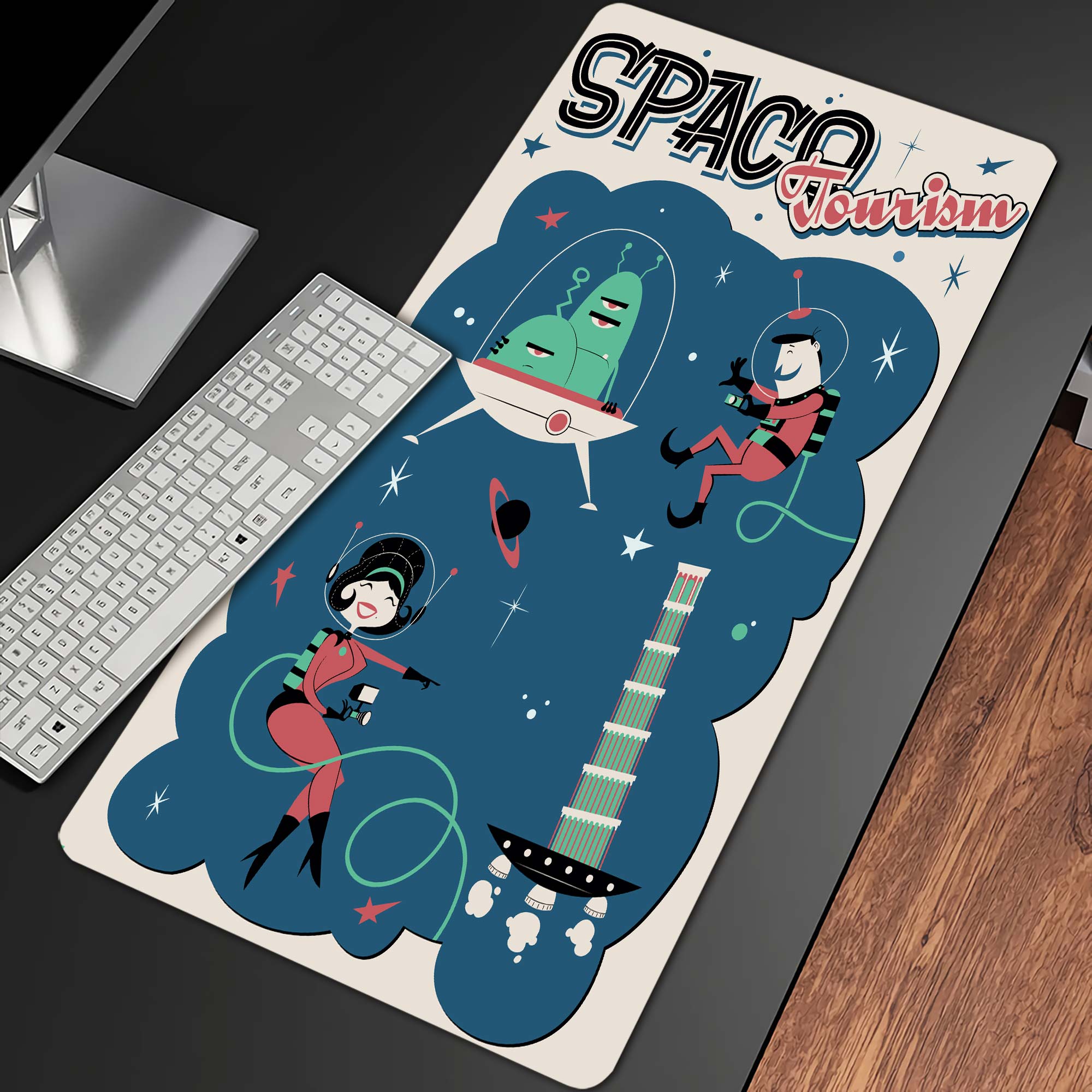 Allleftout Space Party Desk Pad(4 Patterns)