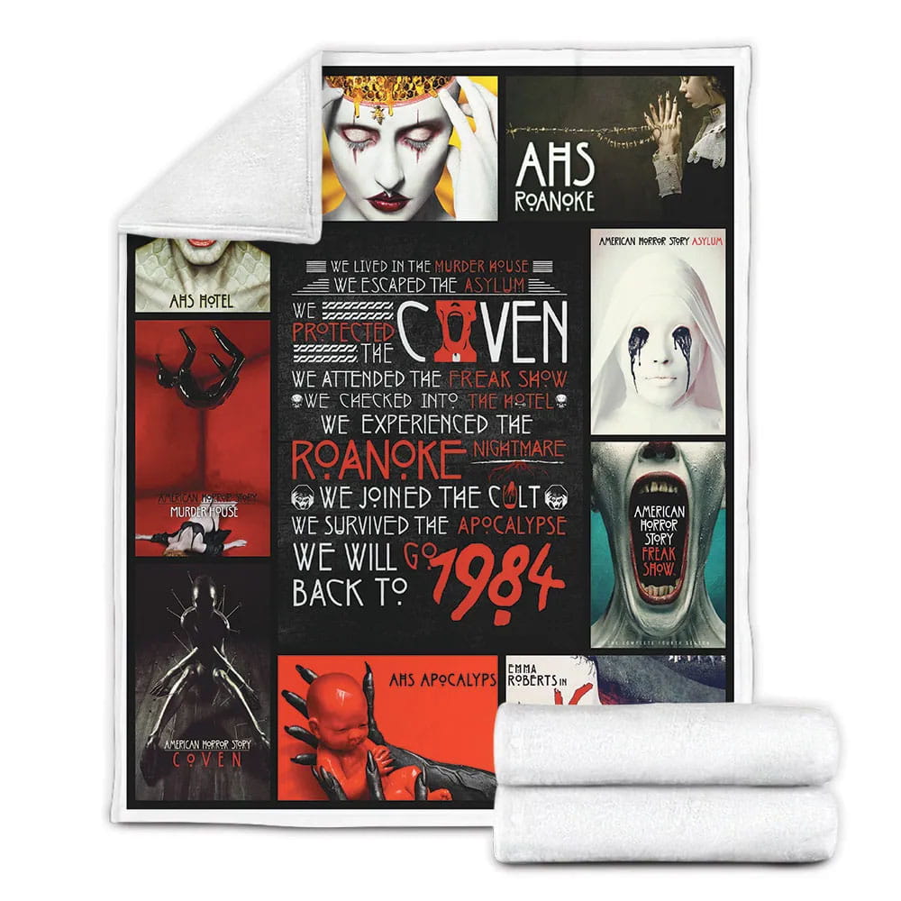 American Horrtory Fleece Blanket Gift For