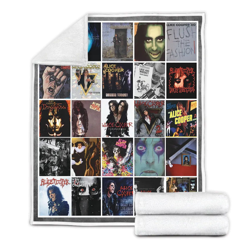 Alice Cooper Al Coverter Fleece Blanket Gift For