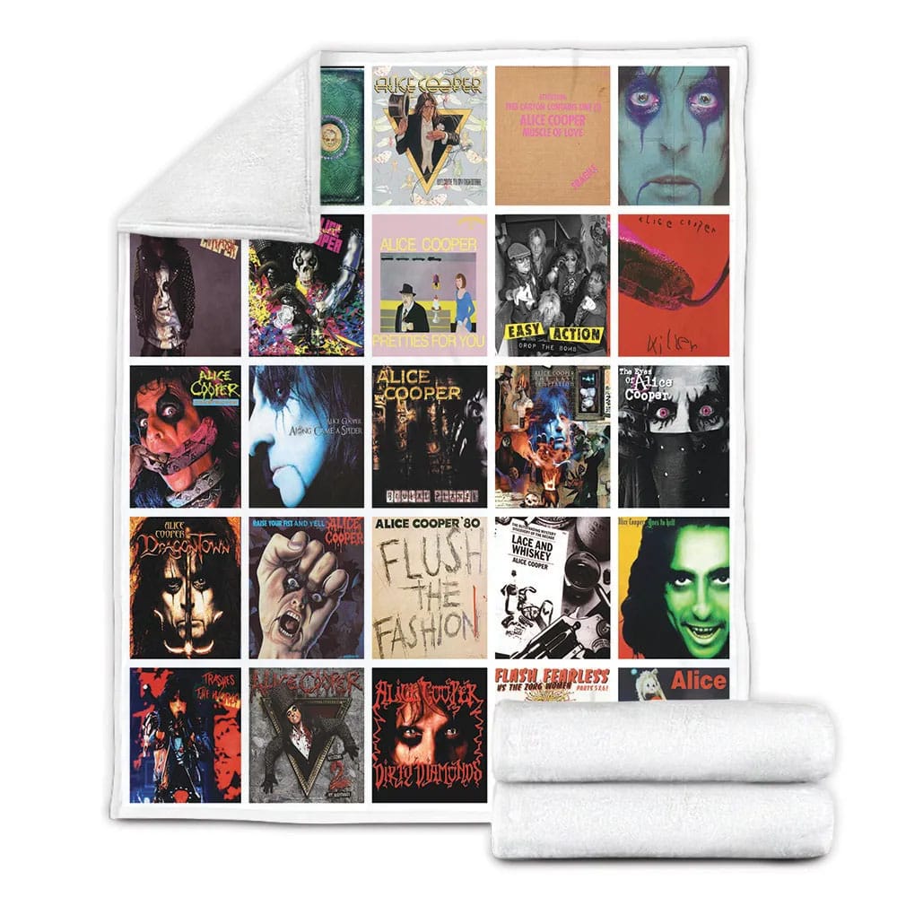 Alice Cooper Fleece Blankherpa Blanket