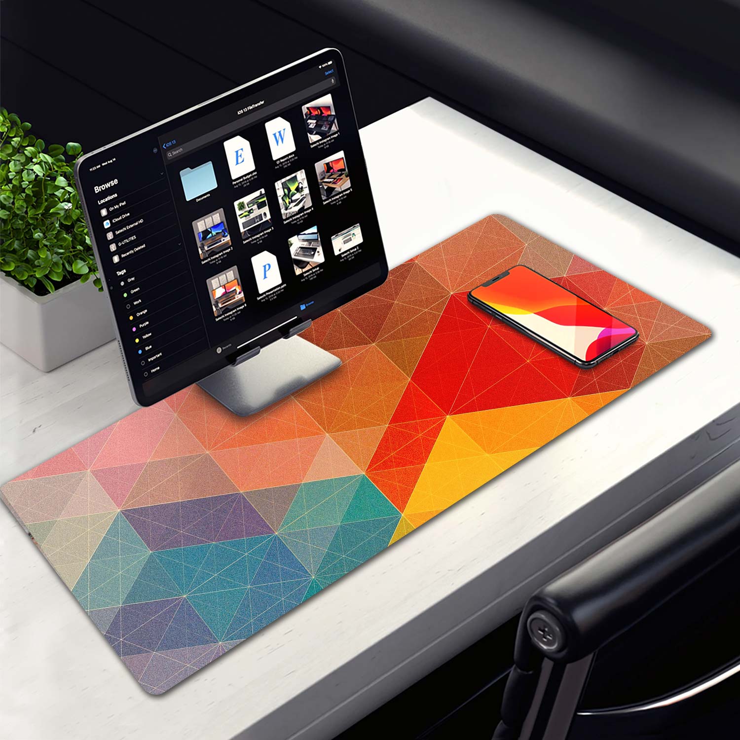 Allleftout Colorful Rubber Desk Pad