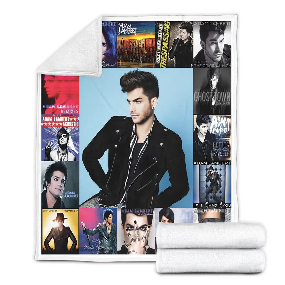 Adam Lambert Album Co Fleece Blankherpa Blanket
