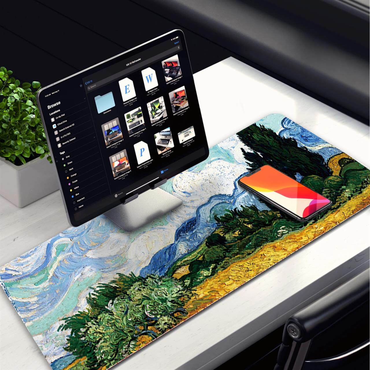 Allleftout Cypress Desk Mat