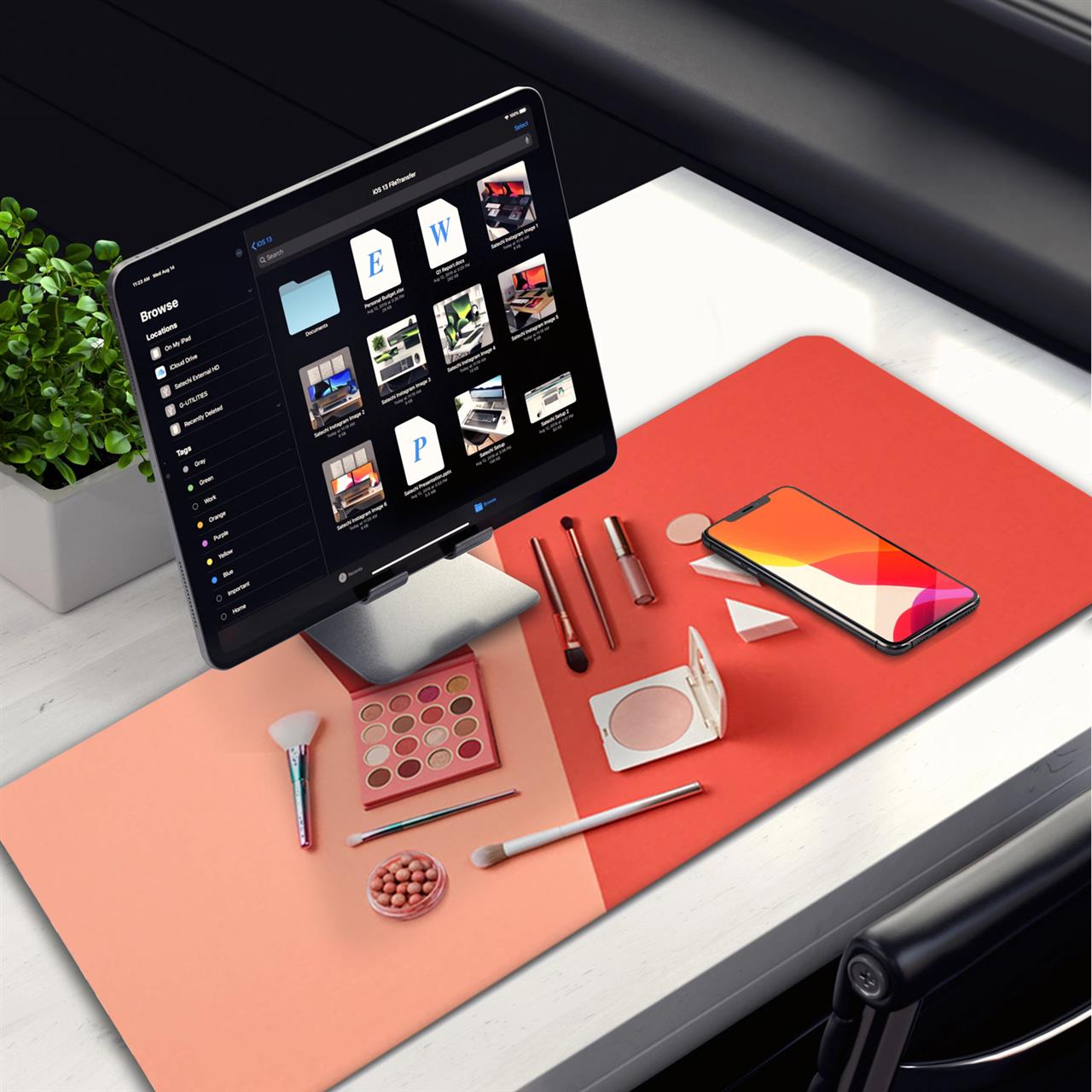 Allleftout Make Up Desk Pad