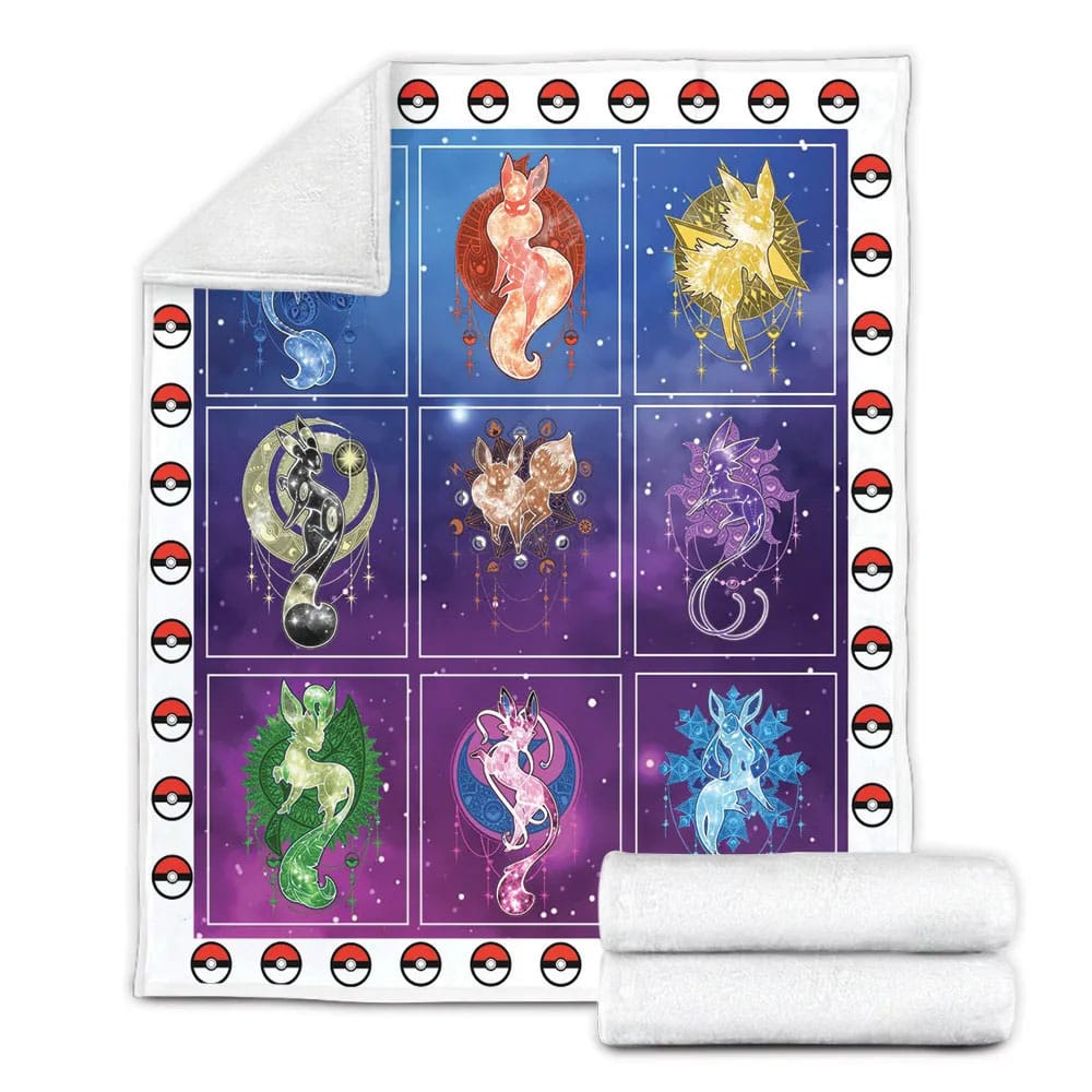 Pokemon Fleece Blanket Gift For Wifeband