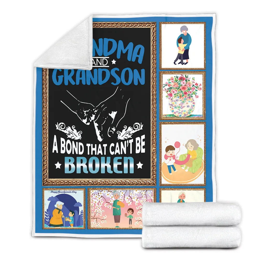Grandma And Gron Fleece Blankherpa Blanket