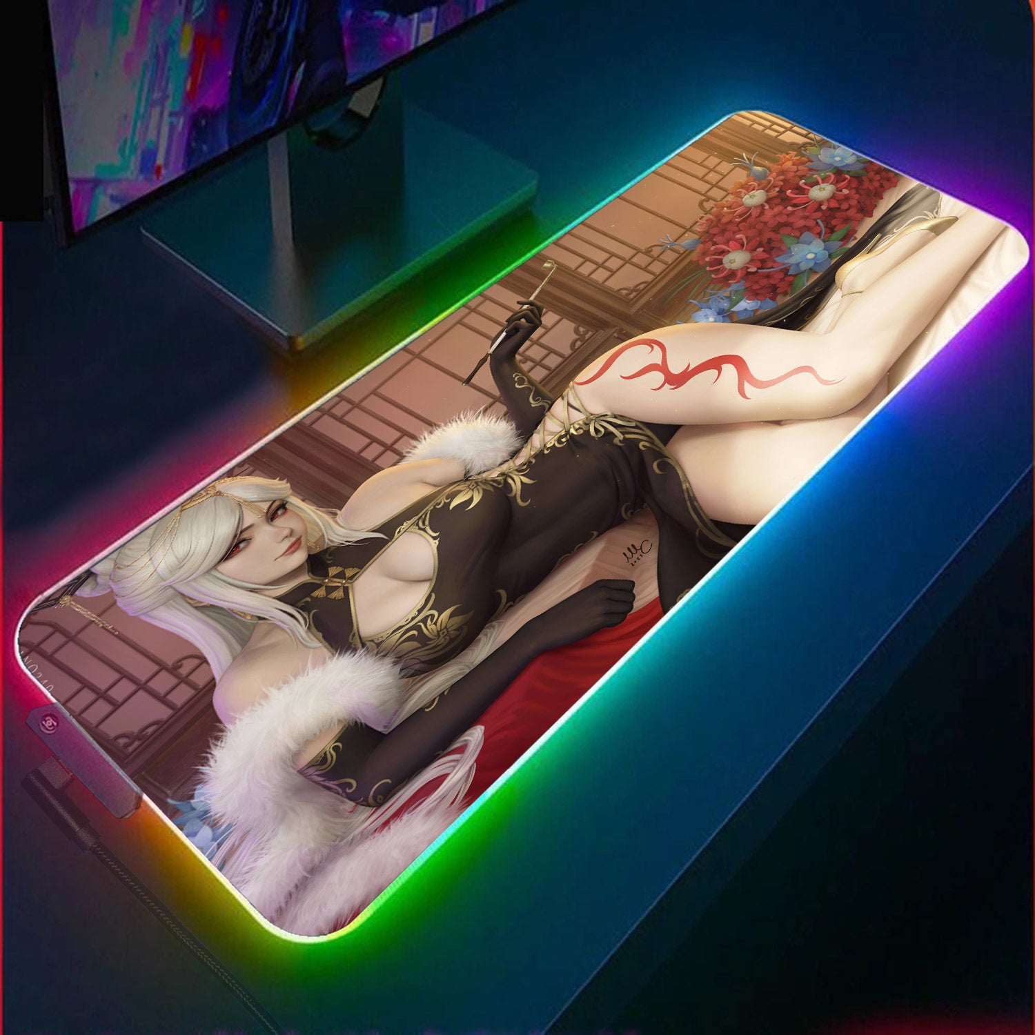 Allleftout Ningguang Rgb Gaming Mouse Pad