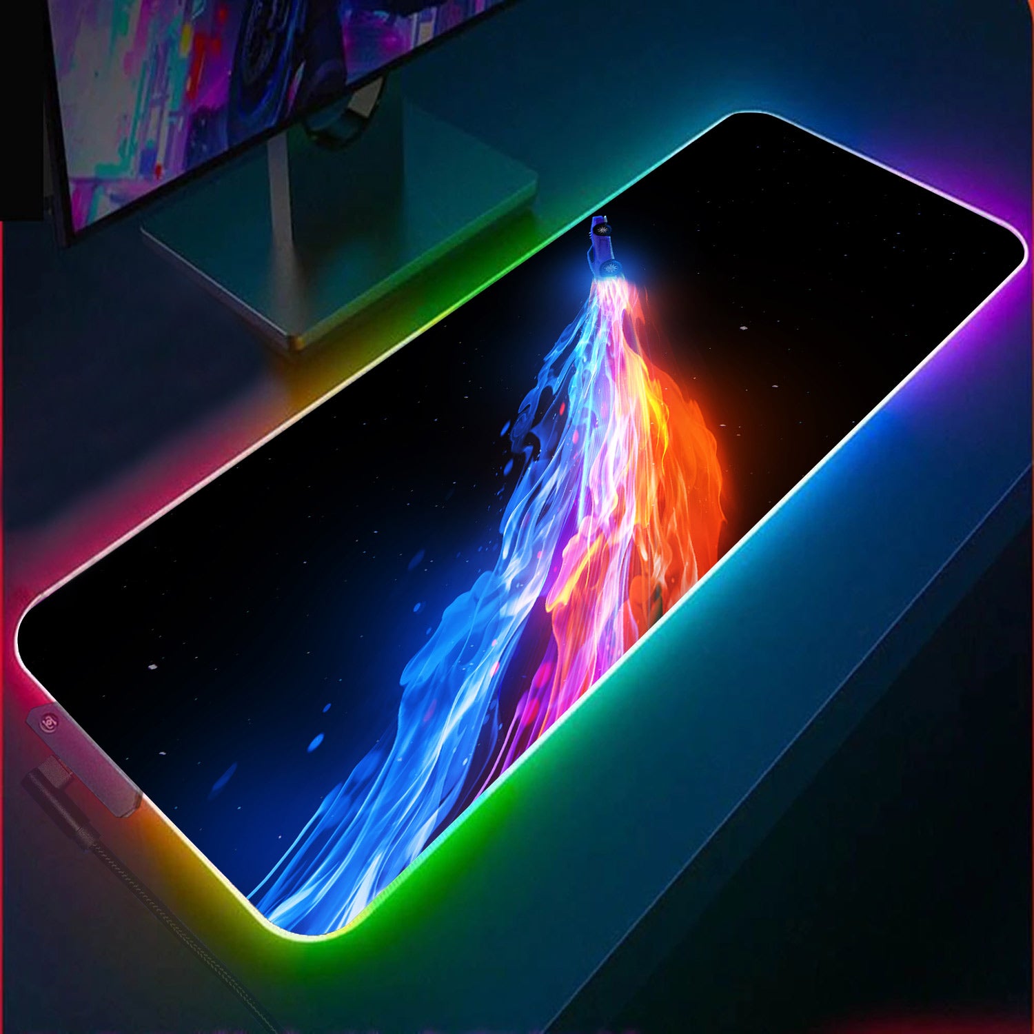 Allleftout Rocket League Rgb Gaming Mouse Pad (2 Patterns)