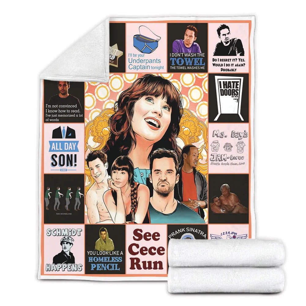 New Girl Fleece Blankherpa Blanket