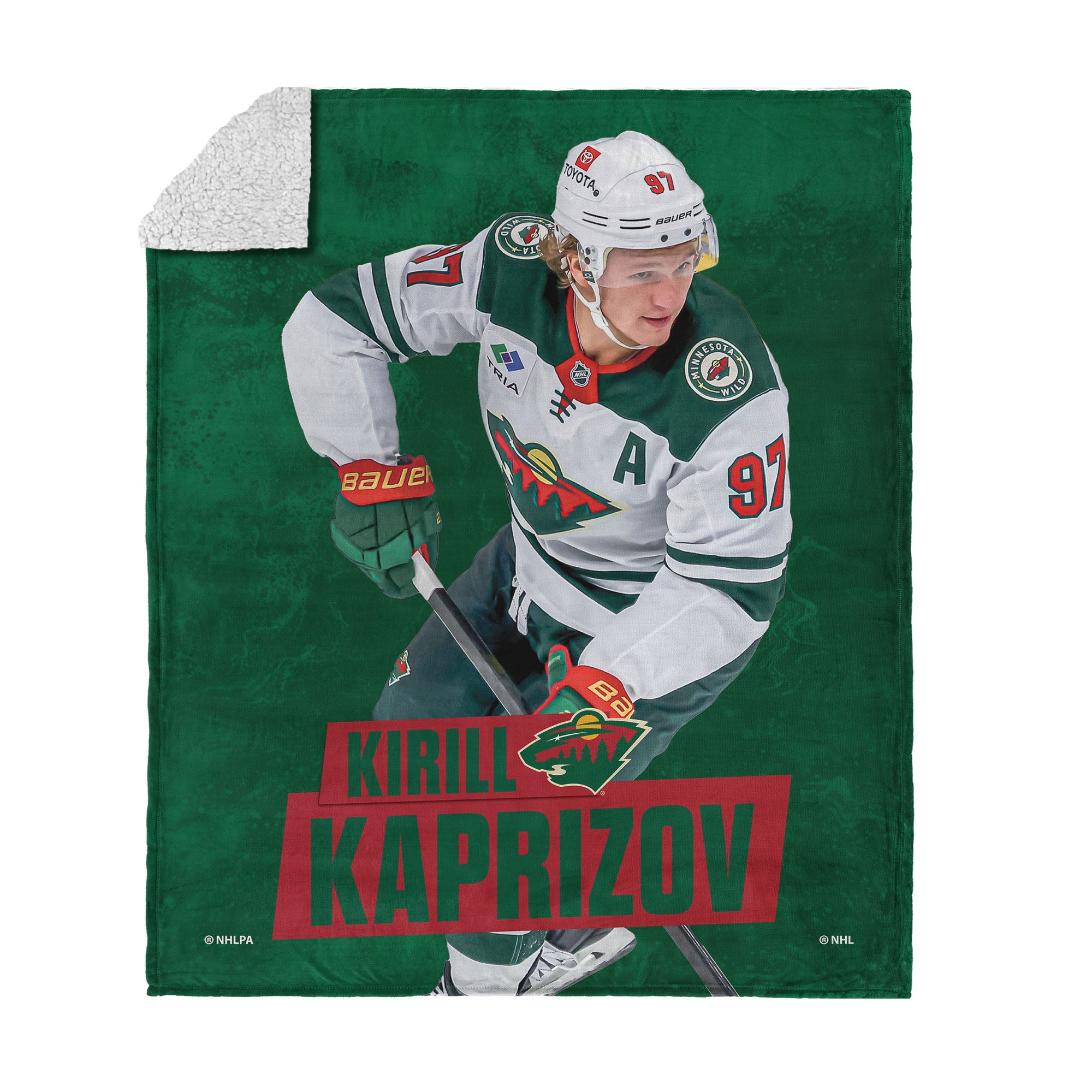Miota Wild Kirill Kaprizov Nilk Touherpa Throw Blanket