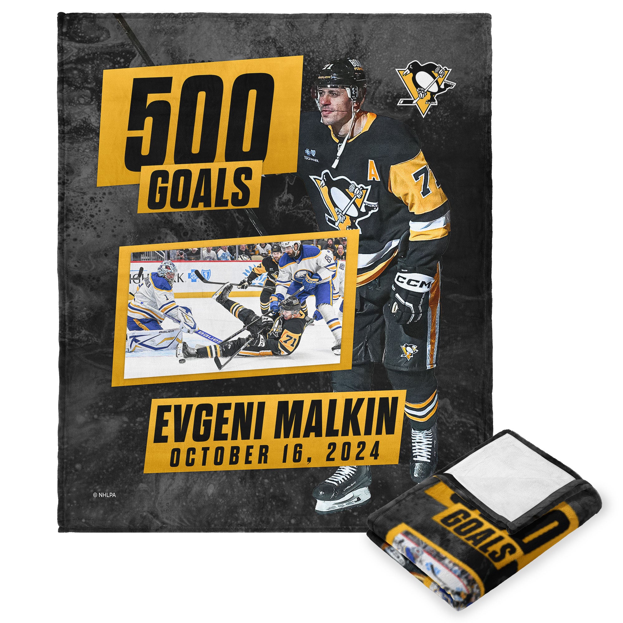 Pburgh Peng NHL Evgeni Malkin 500 G Silk Touch Throw Blanket