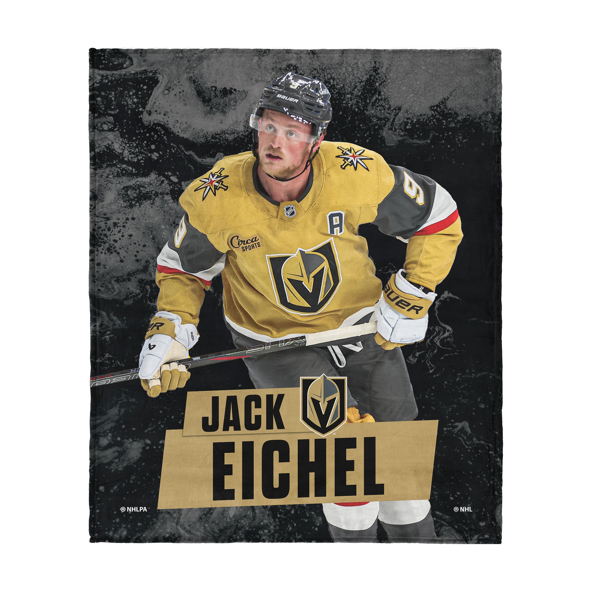 V Golden Kni Jack Eichel Nilk Touch Throw Blanket