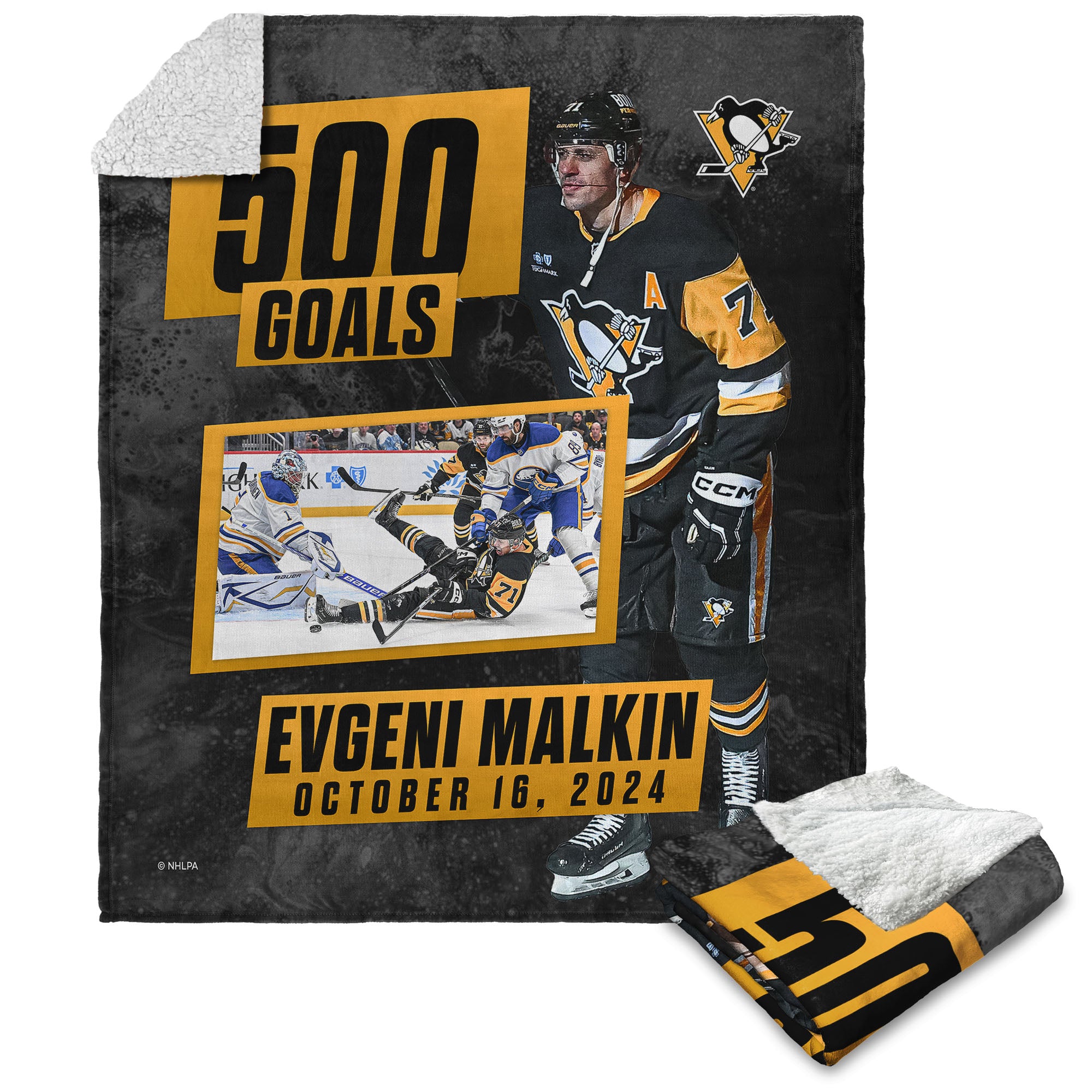 Pburgh Peng NHL Evgeni Malkin 500 G Silk Touherpa Throw Blanket
