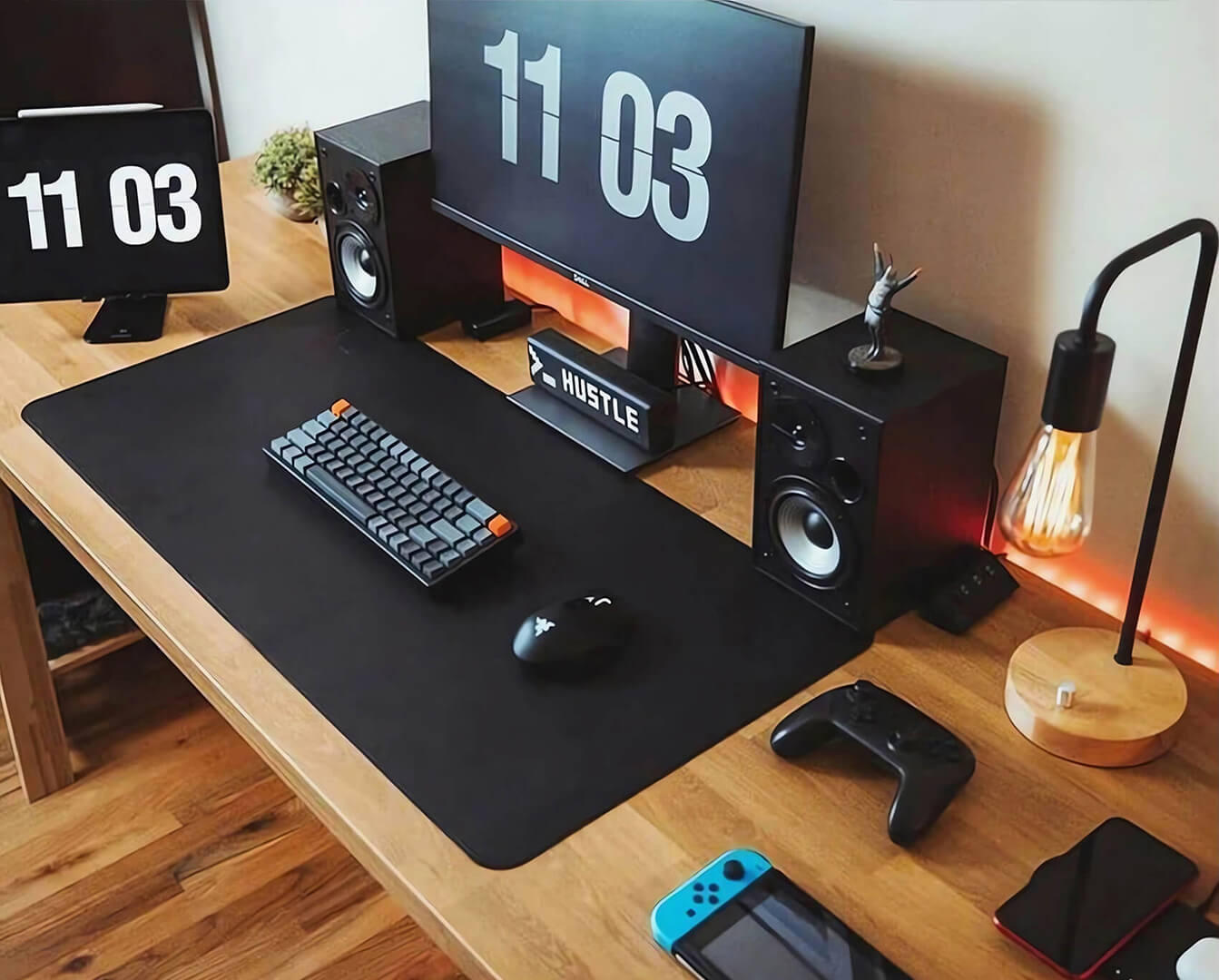 Allleftout Leather And Cork Double Side Desk Mat (9 Colors)