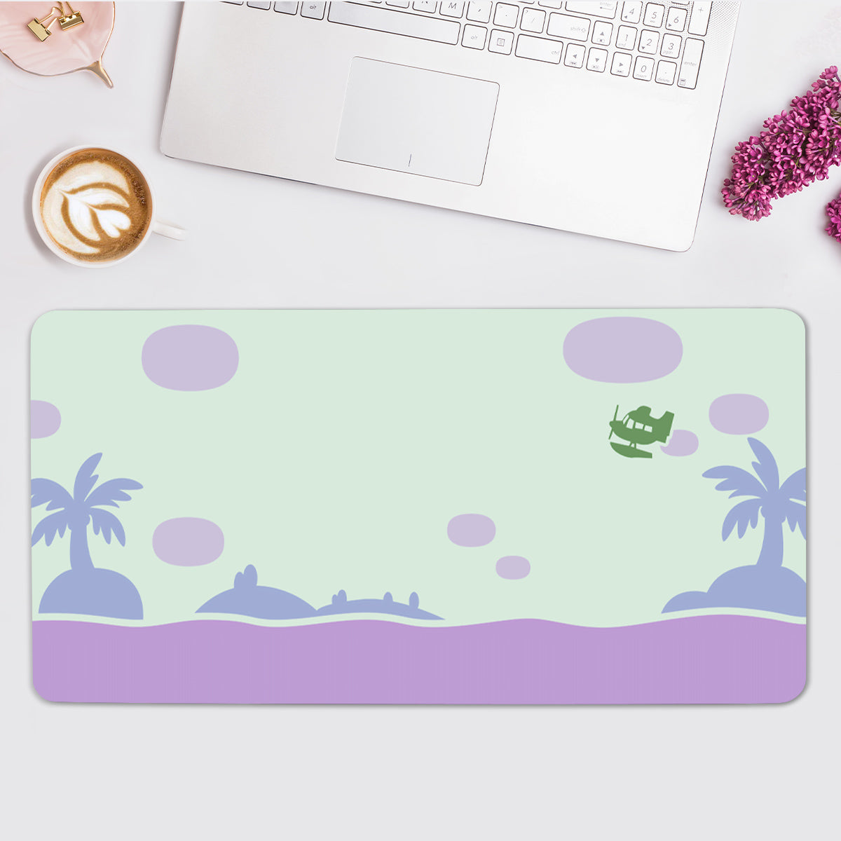 Allleftout Cute Island Desk Mat(3 Colors)