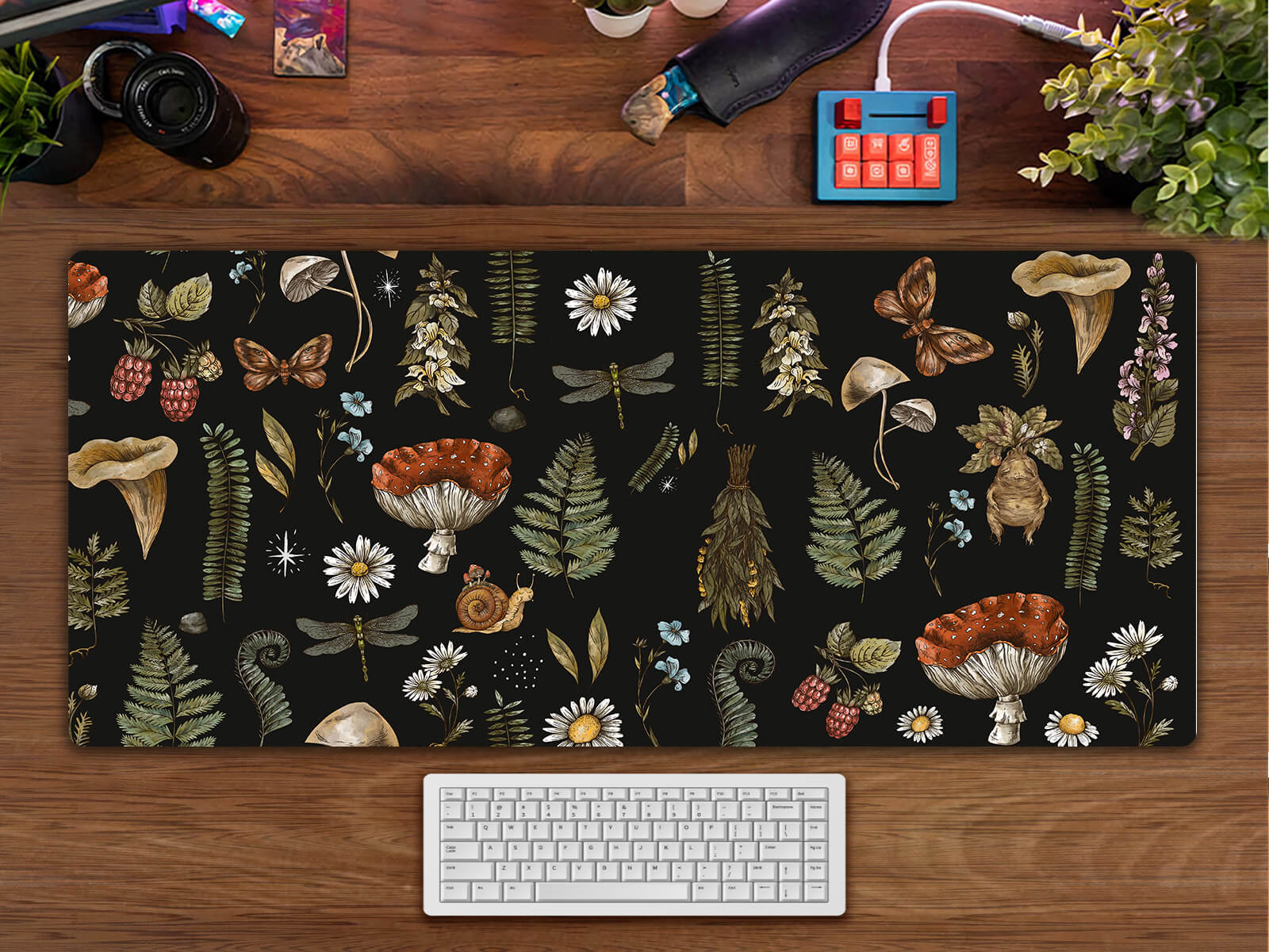 Allleftout Magic Mushroom Desk Mat