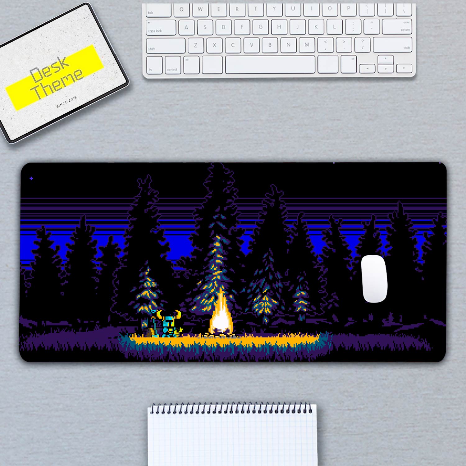 Allleftout Knight Pixel Art Desk Pad