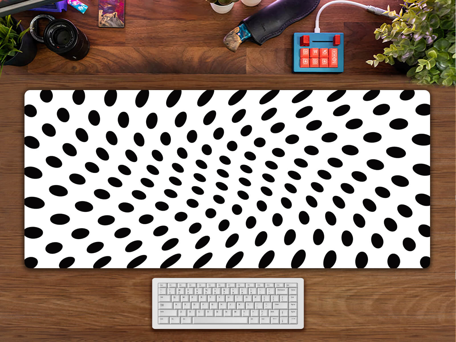 Allleftout Polka Dots Mouse Pad Xxl(3 Versions)