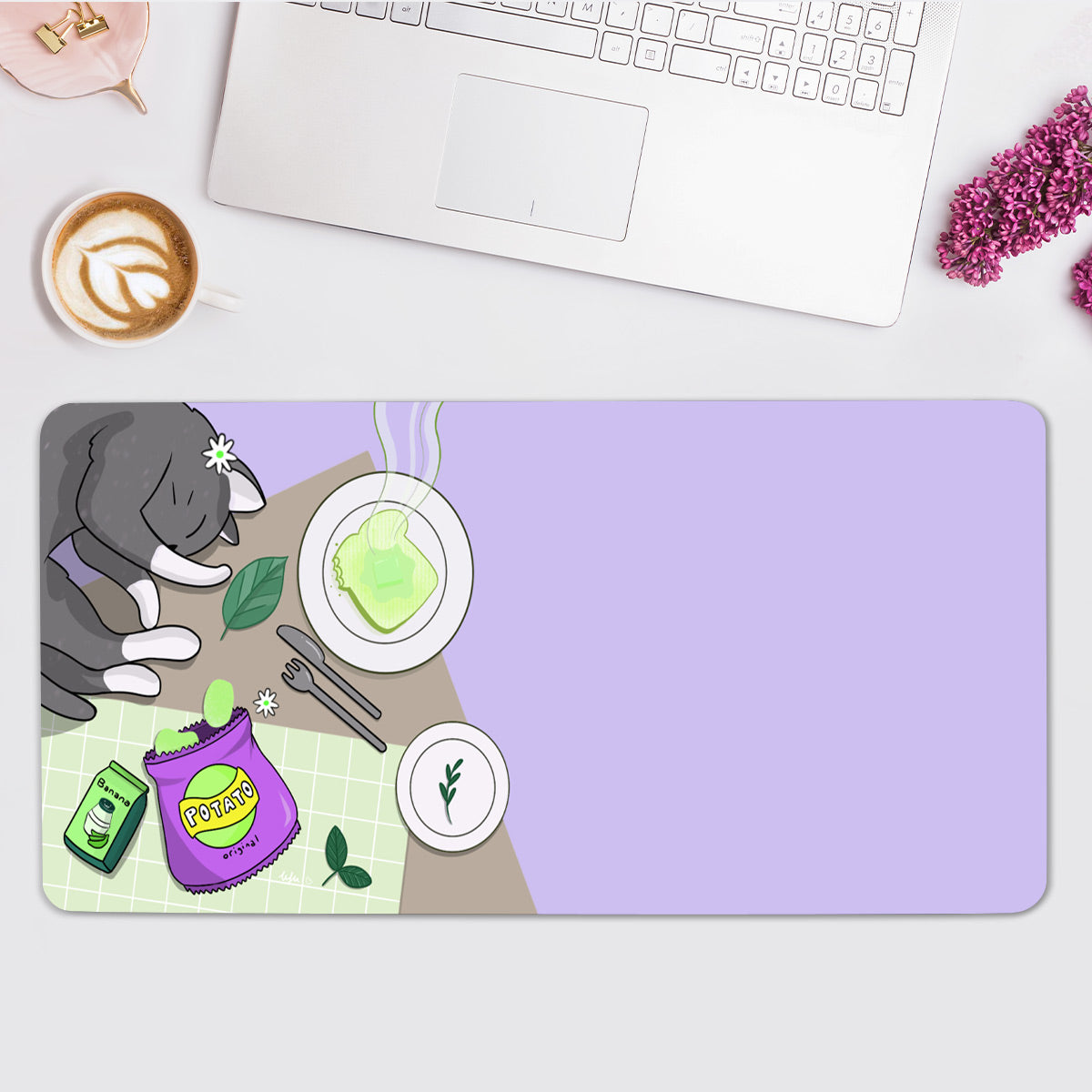 Allleftout Kawaii Picnic Desk Mat(4 Colors)