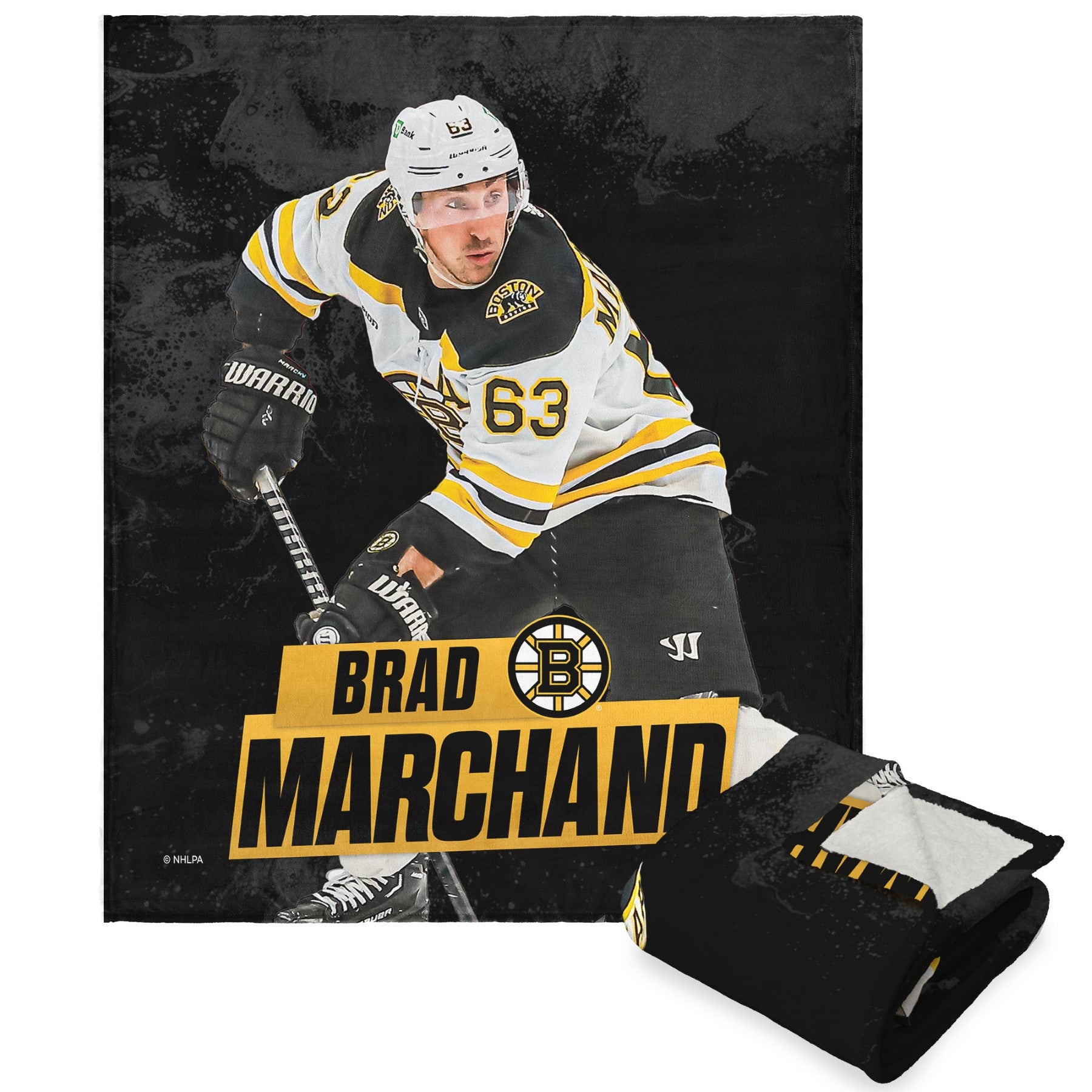 Boston Br Brad Marchand Nilk Touherpa Throw Blanket