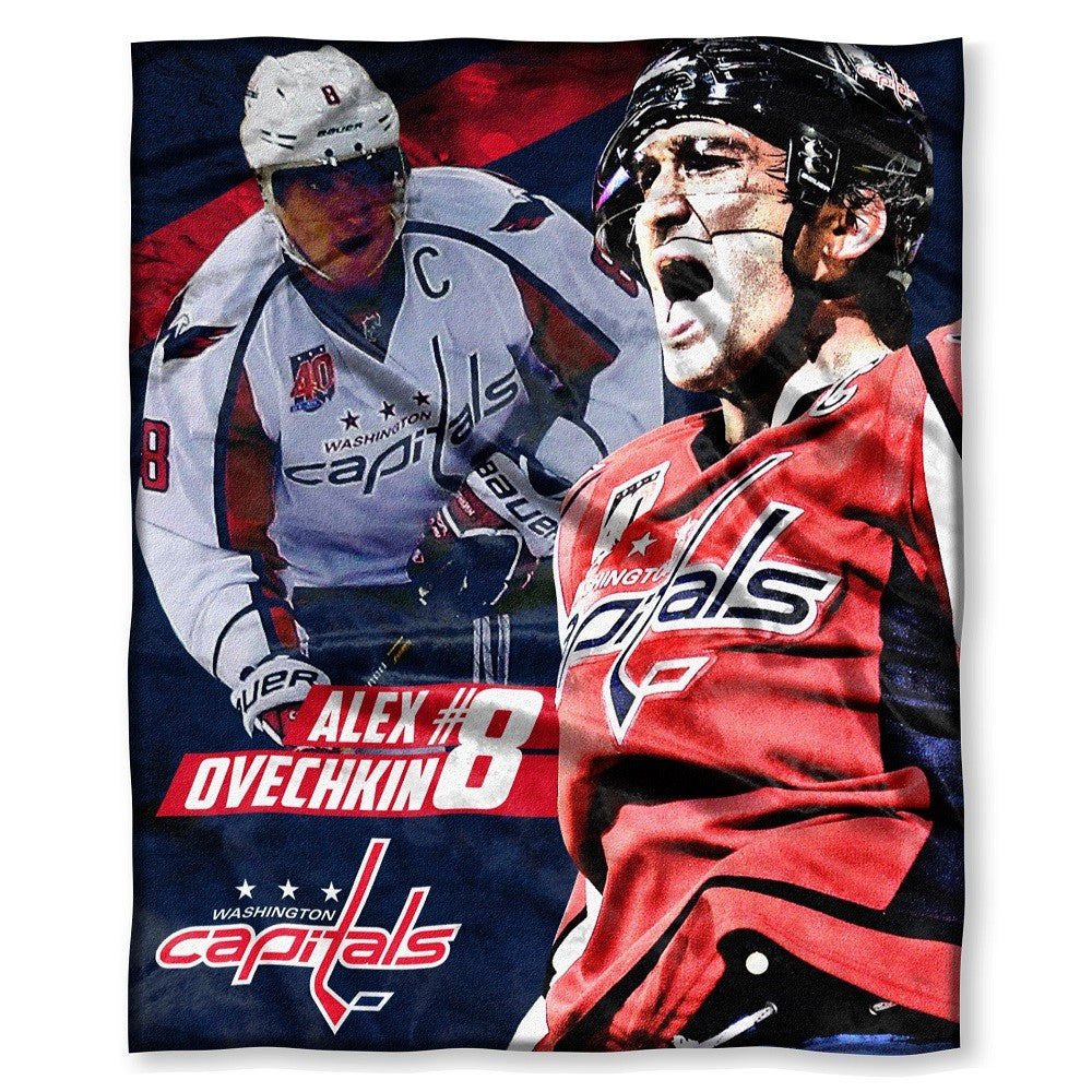 NHLhington Capi Player Alex Ovechkilk Touch Throw Blanket