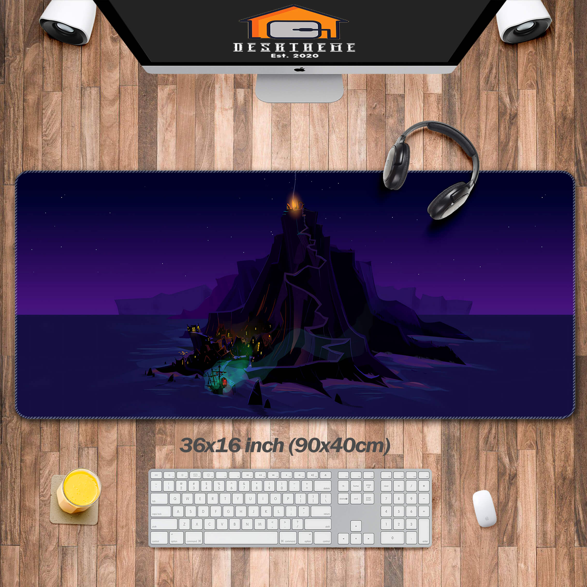 Allleftout Monkey Island Gaming Mouse Pad Extended