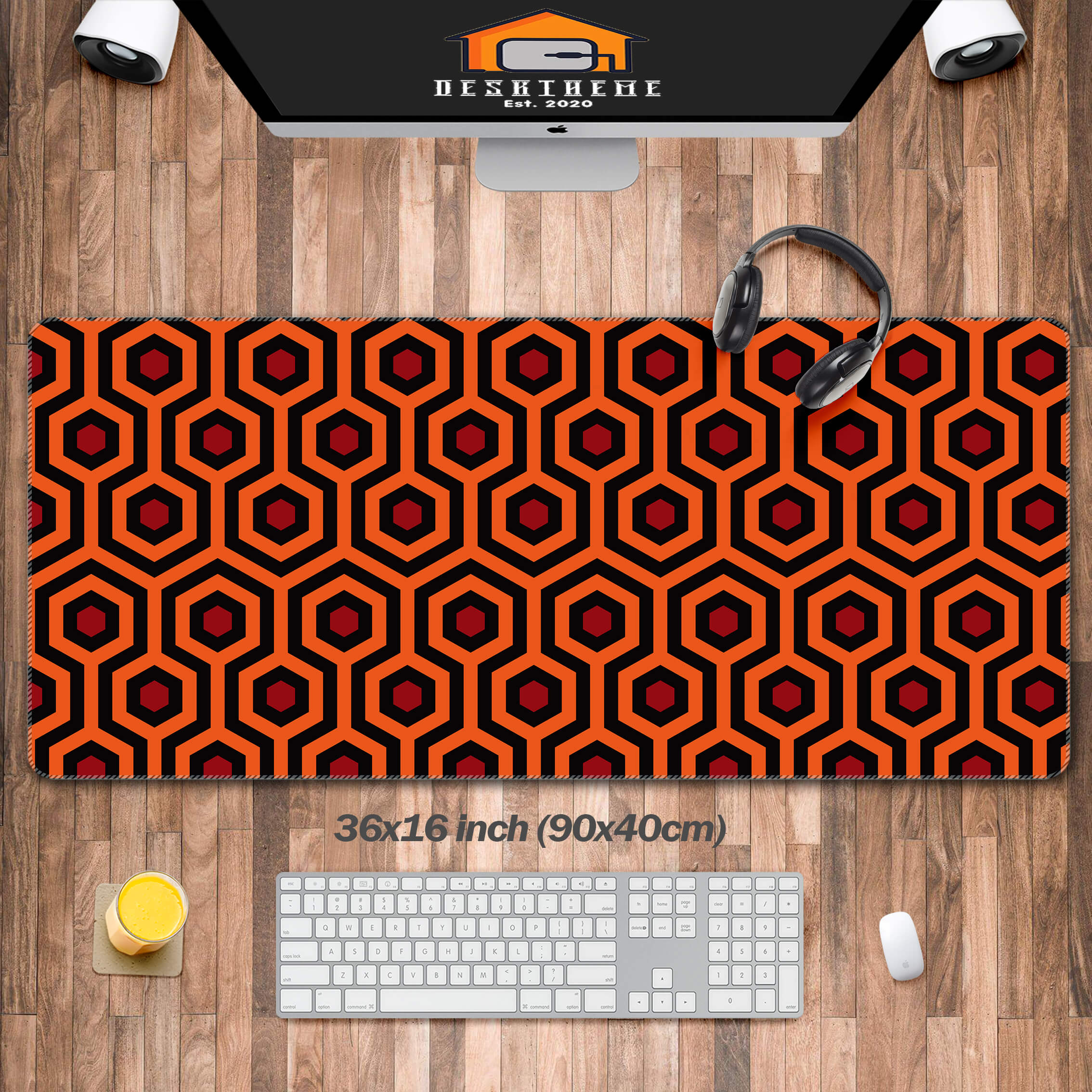 Allleftout Shining Rug Pattern Desk Mat