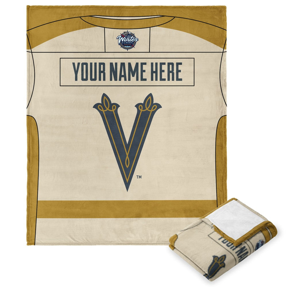 NHL V Golden Kni ey onalizilk Touch Throw Blanket