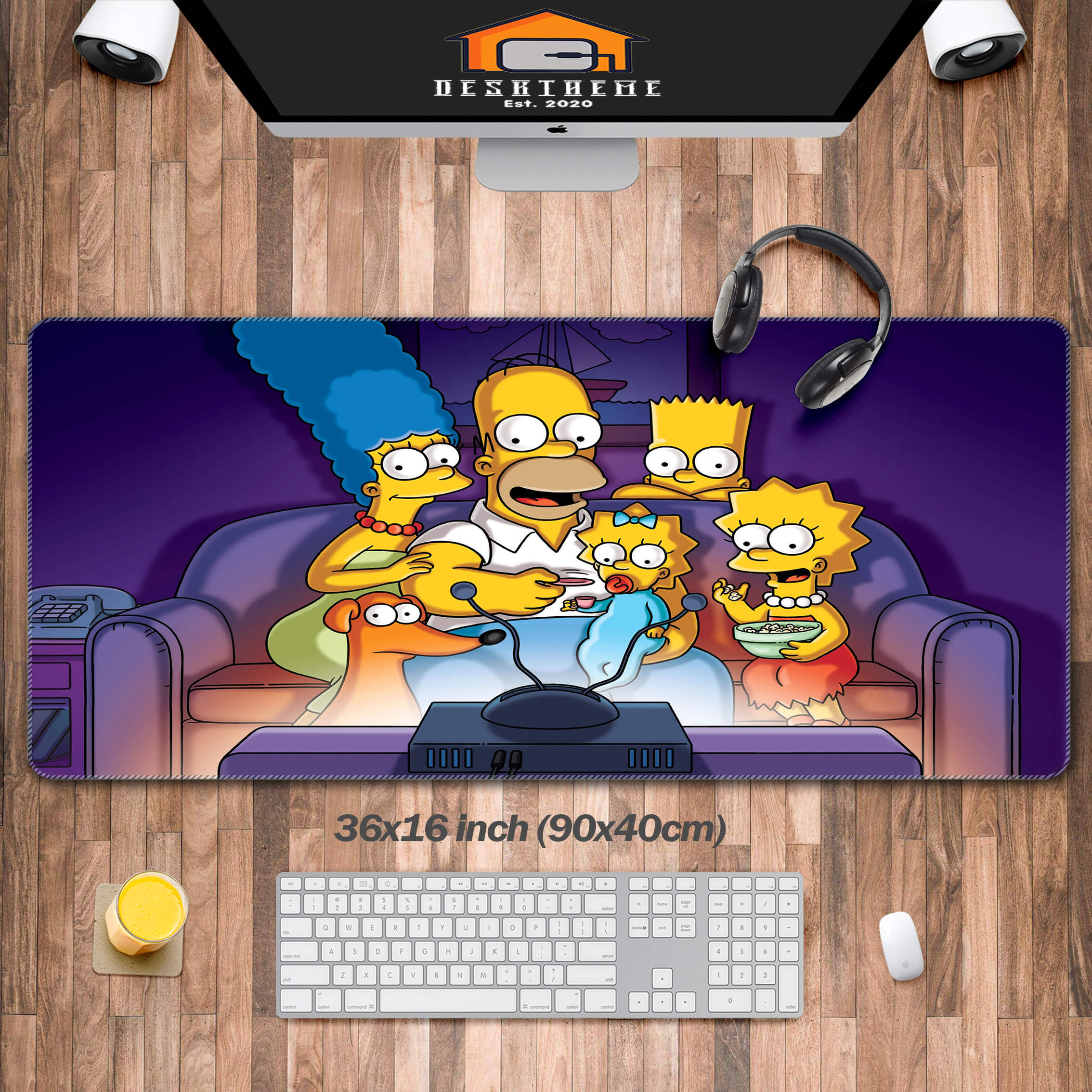 Allleftout Simpsons Cute Desk Pad Long