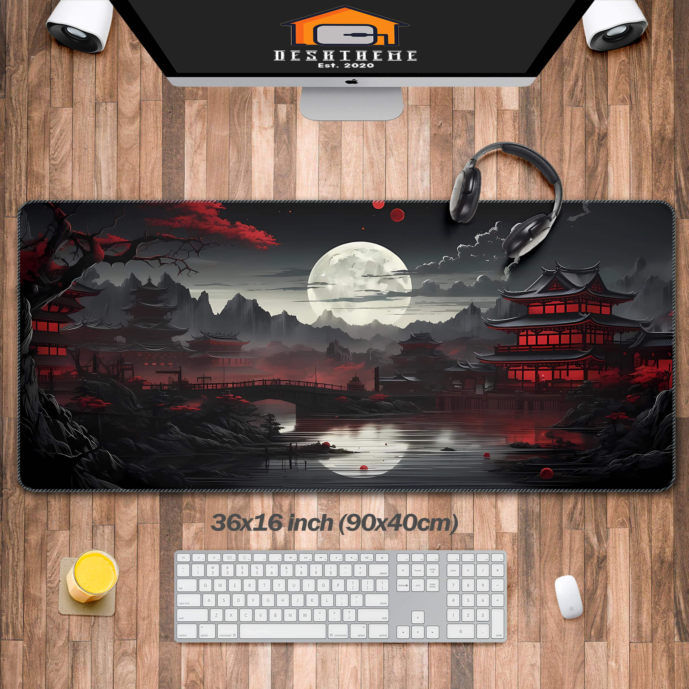 Allleftout Oriental Night View Mouse Pad Xxl