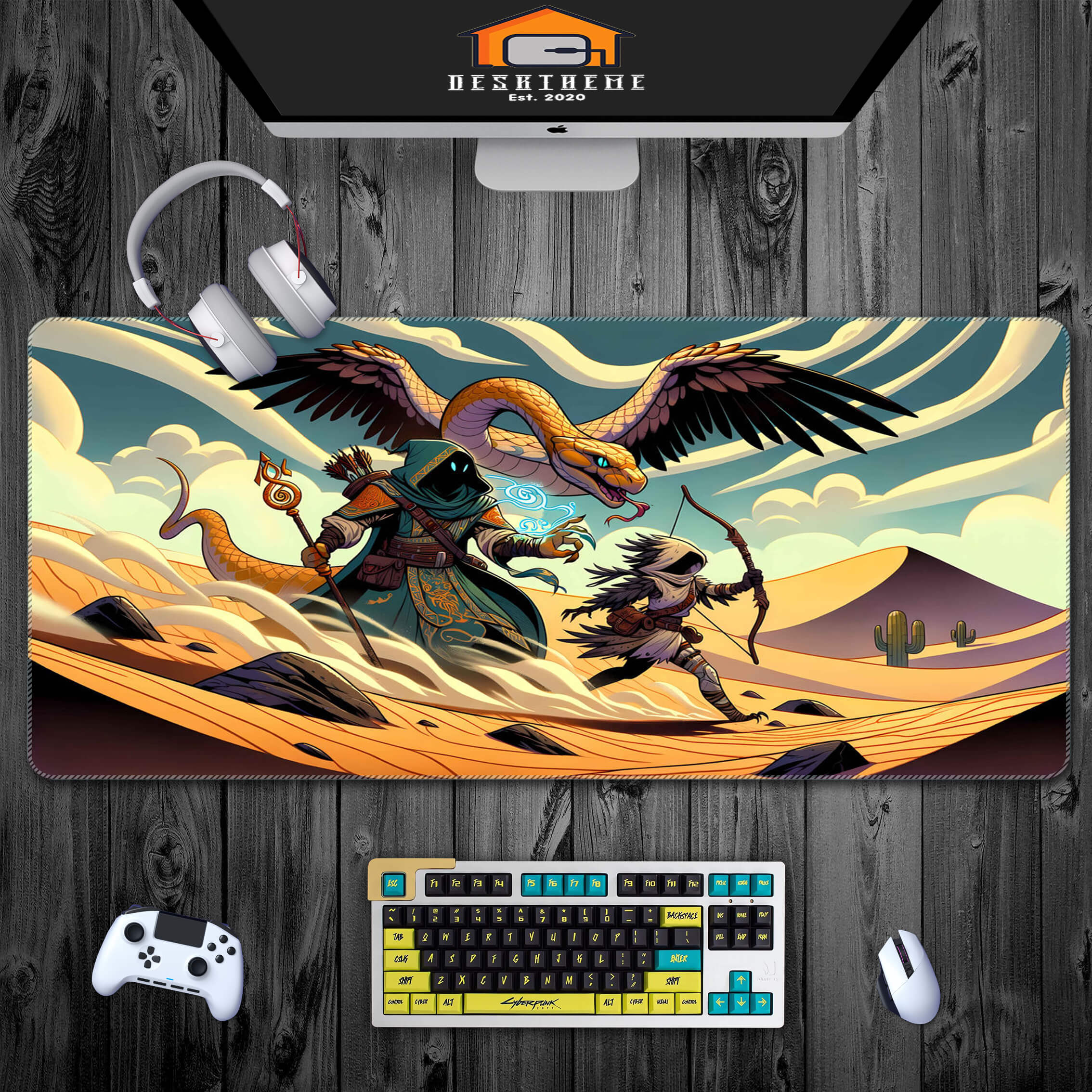 Allleftout Sandstorm Showdown Gaming Desk Pad