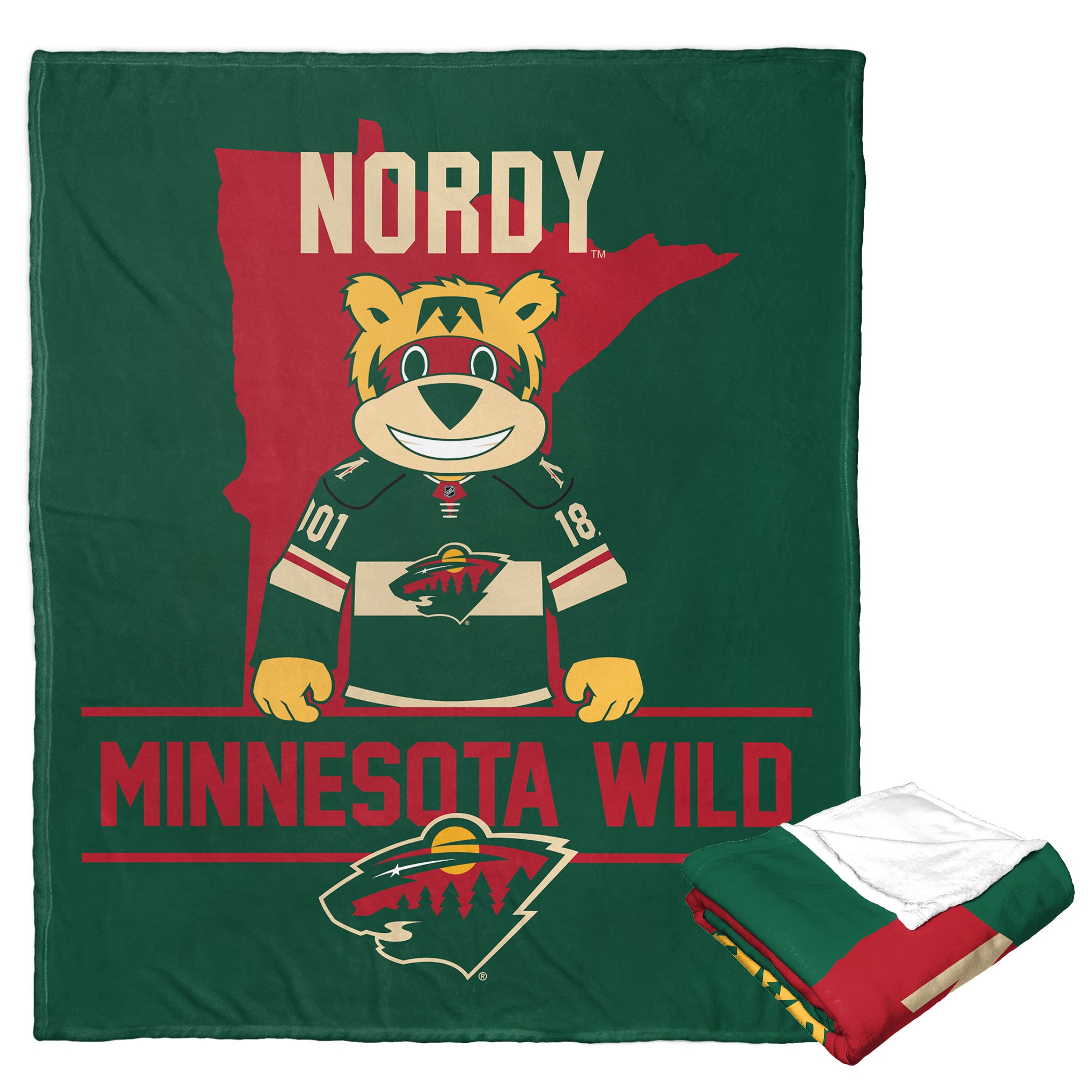 NHL Miota Wildcot Loilk Touch Throw Blanket