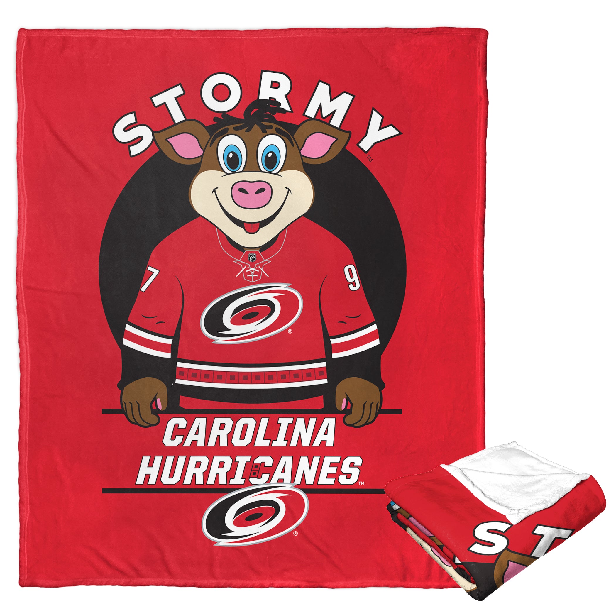 NHL Carolina Hurriccot Loilk Touch Throw Blanket