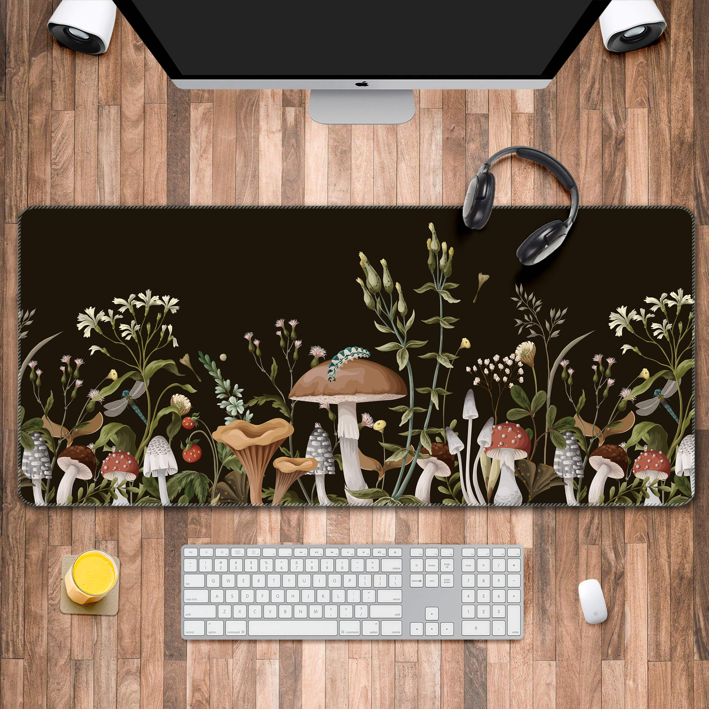 Allleftout Cottagecore Mushroom Cute Mouse Pad Xxl