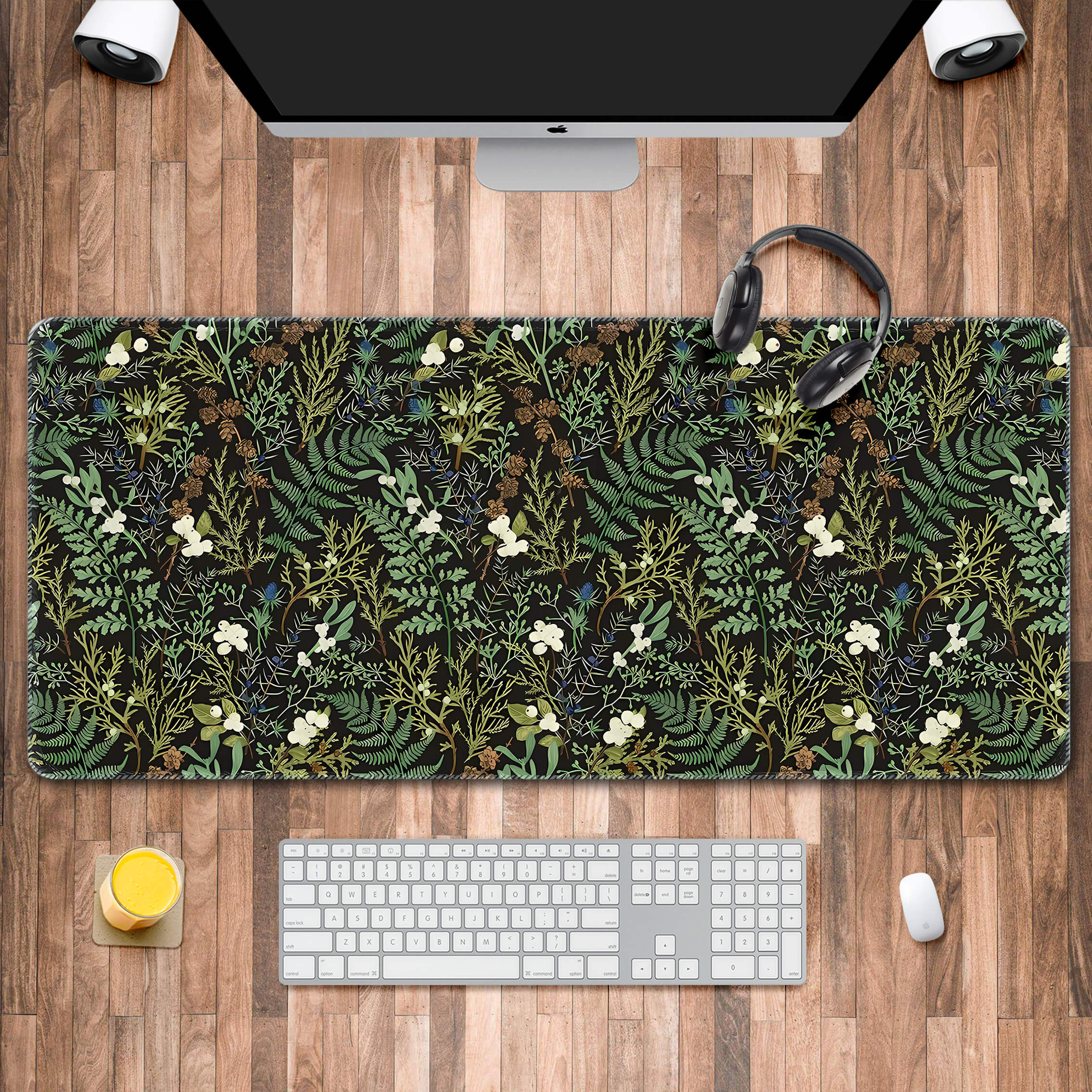 Allleftout Botanical Art Nouveau Desk Pad