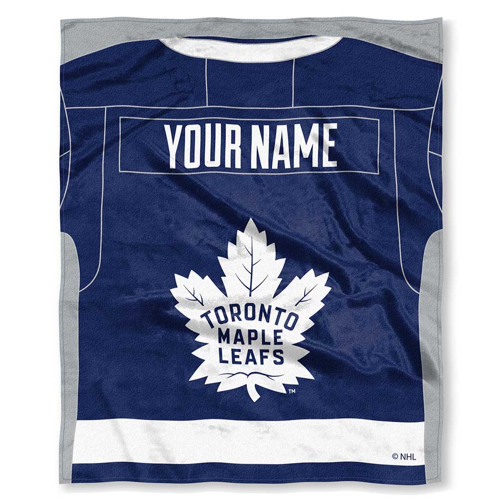 NHL Toronto Maple L ey onalizilk Touch Throw Blanket