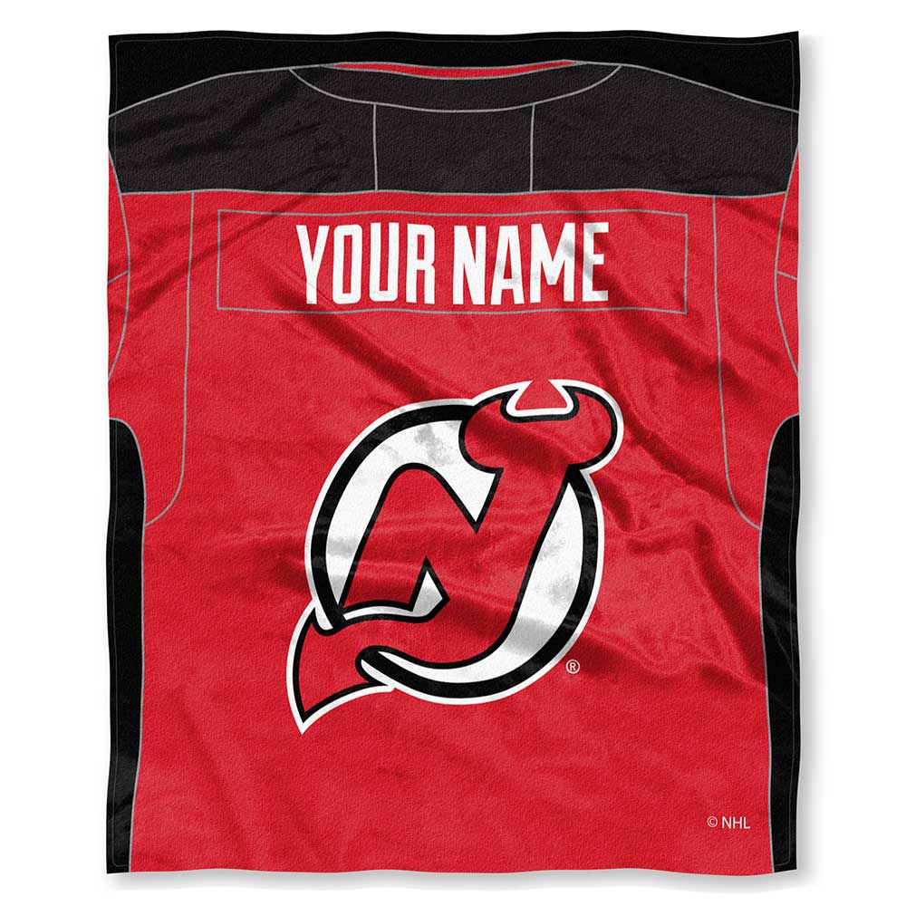 NHL New ey De ey onalizilk Touch Throw Blanket