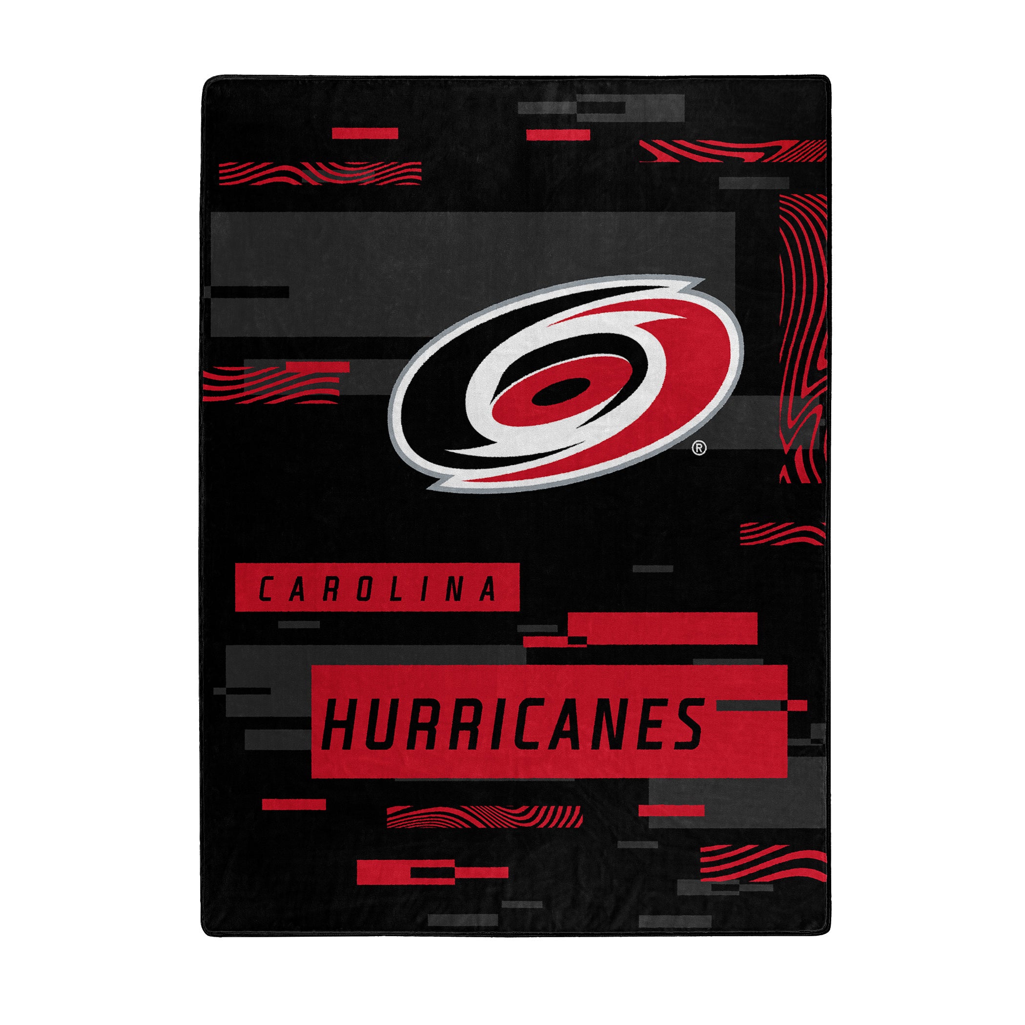 NHL Carolina Hurric Digitizechel Throw Blanket In