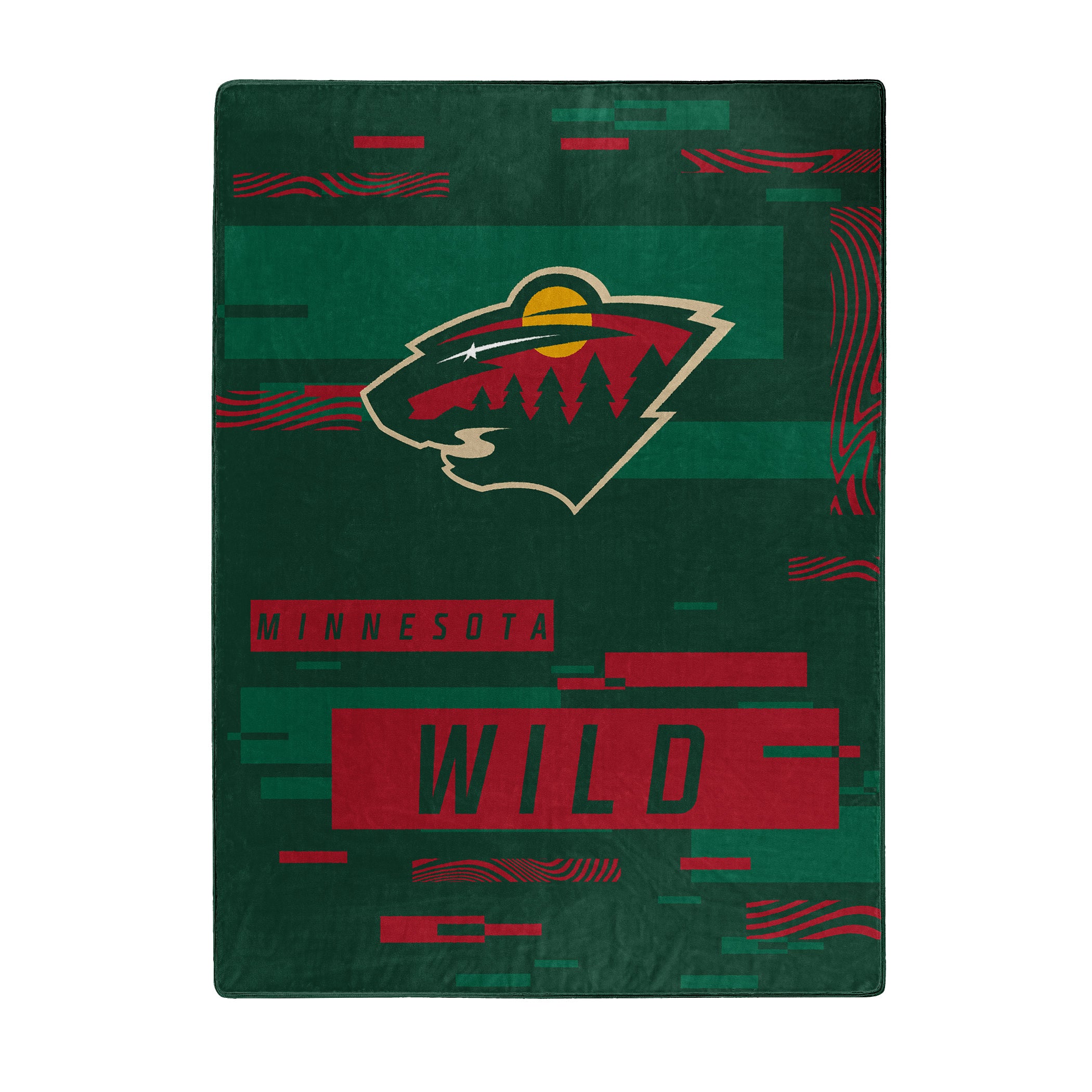 NHL Miota Wild Digitizechel Throw Blanket In
