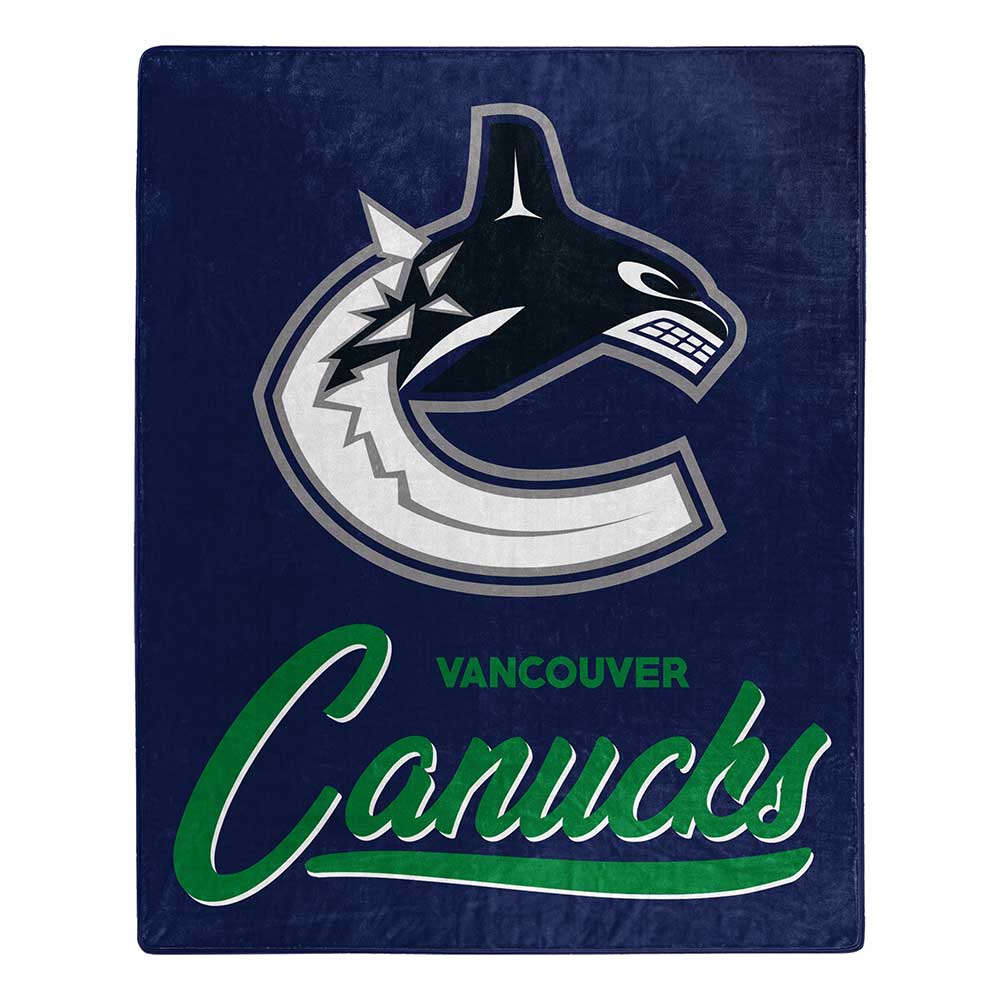 NHL Vancouver Can Signaturechel Throw Blanket